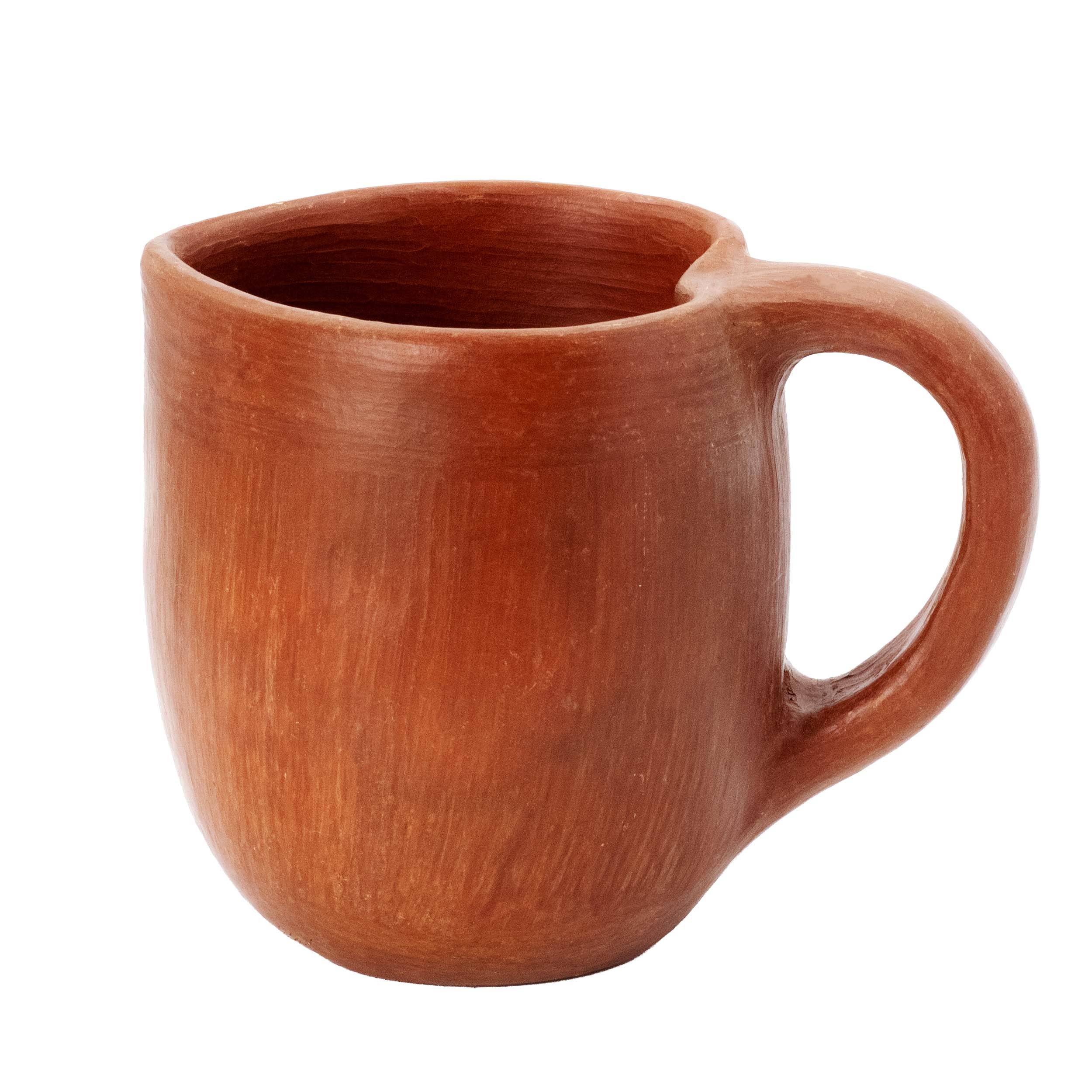 Red Clay Terracotta Corazón Heart Mug