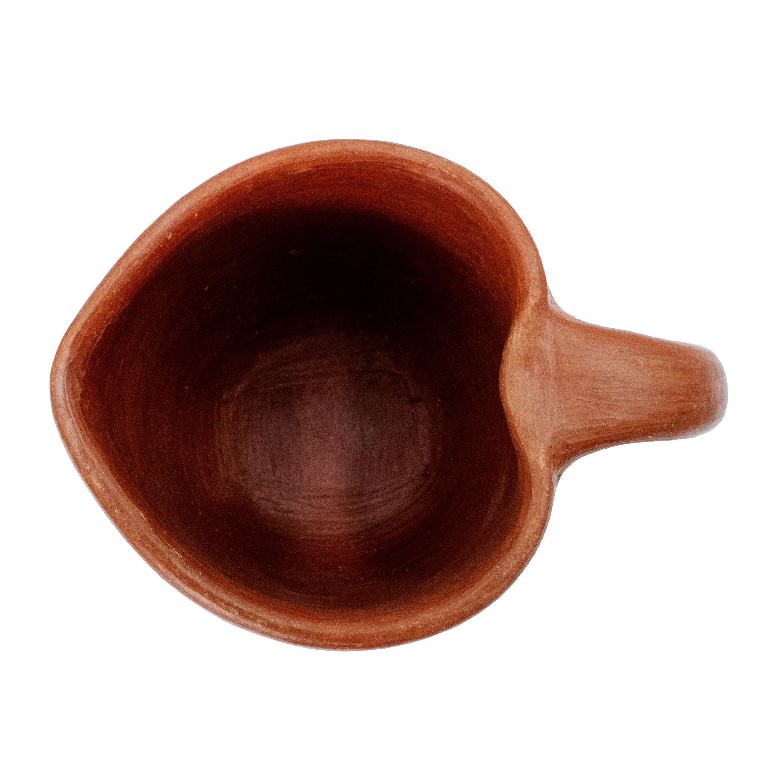 Red Clay Terracotta Corazón Heart Mug