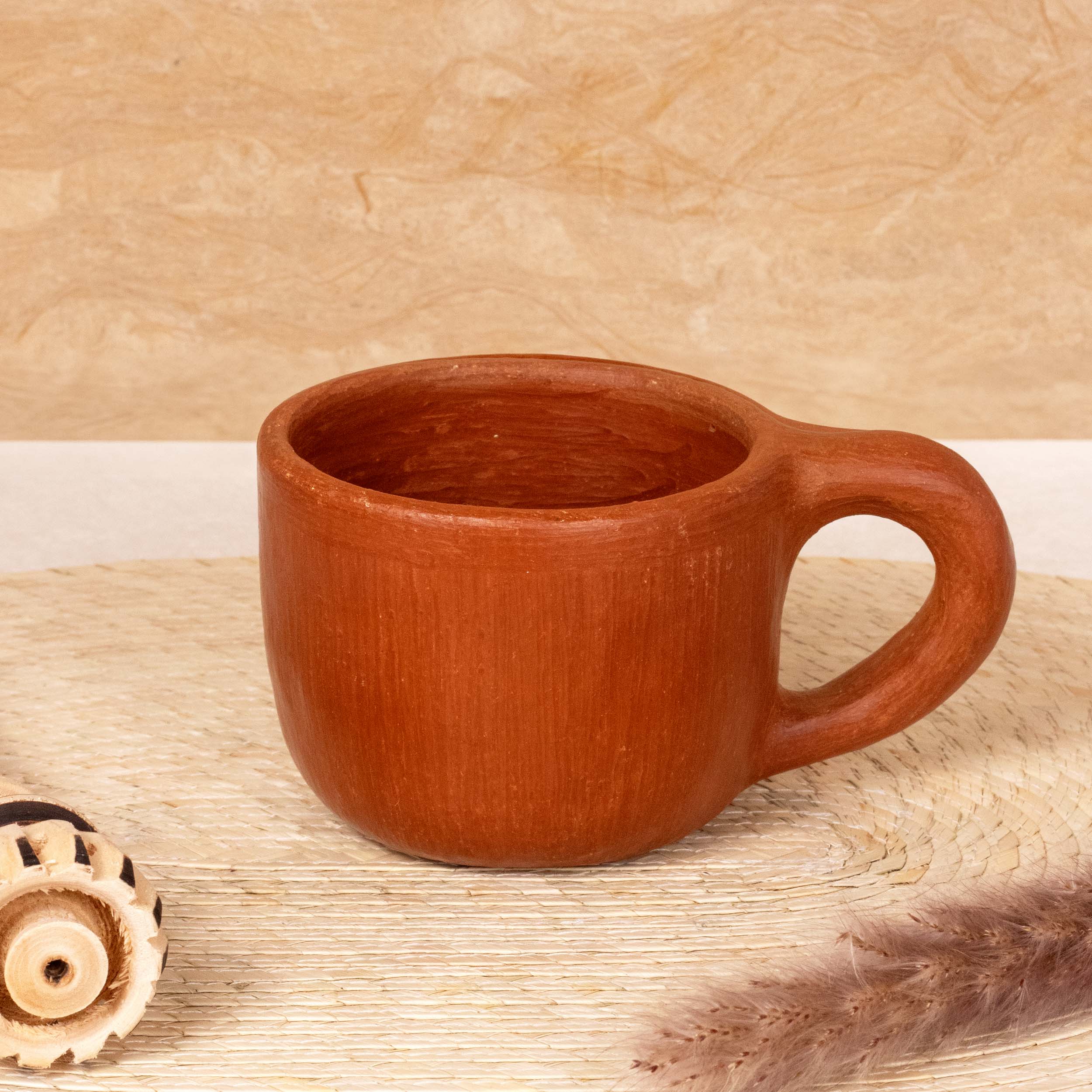 Red Clay Terracotta Mug