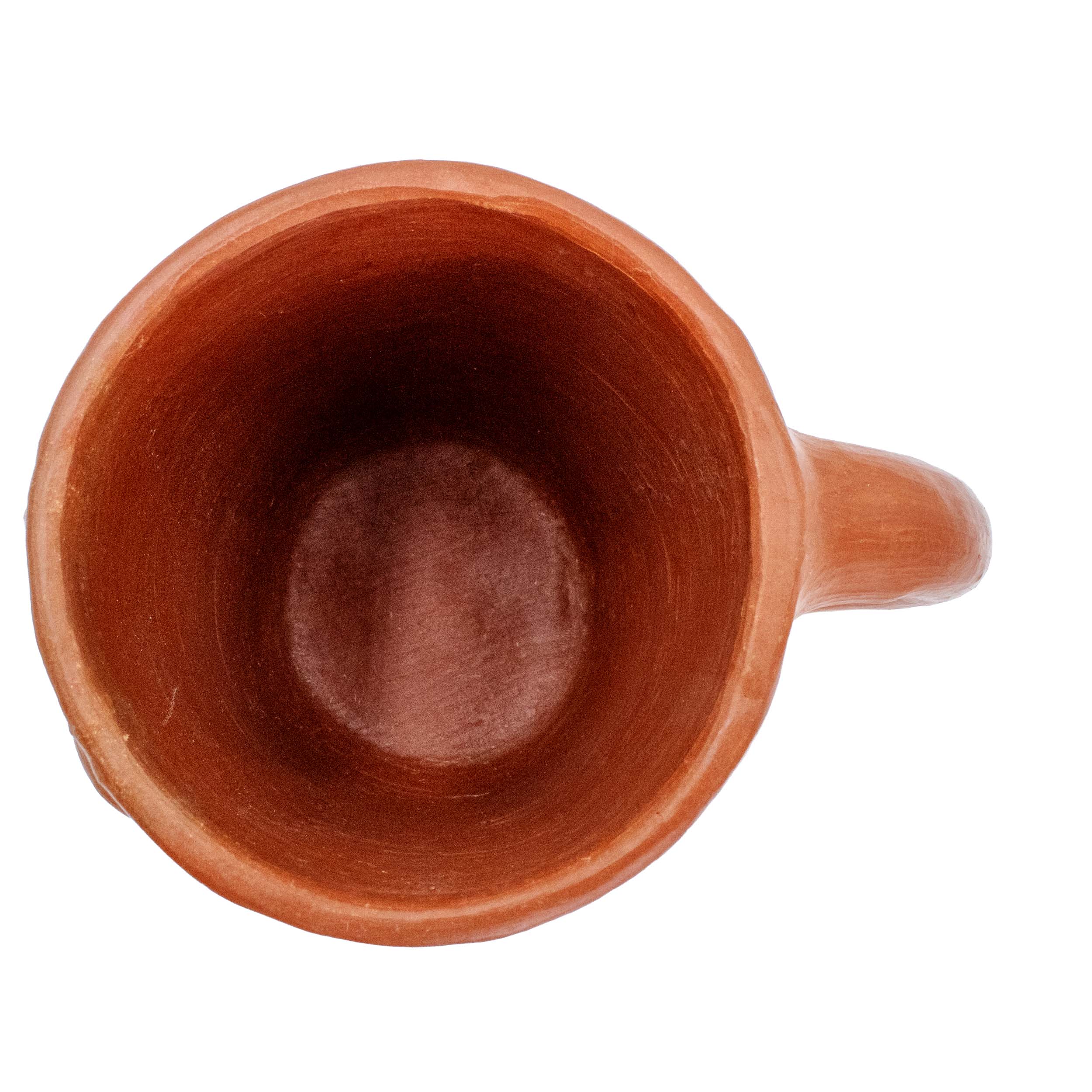Red Clay Terracotta Face Mug