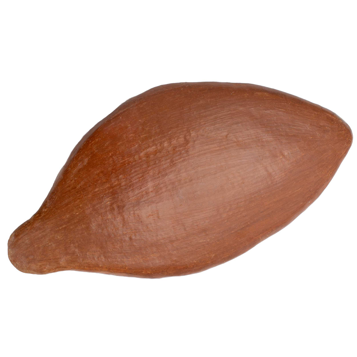 Red Clay Terracotta Leaf Plate
