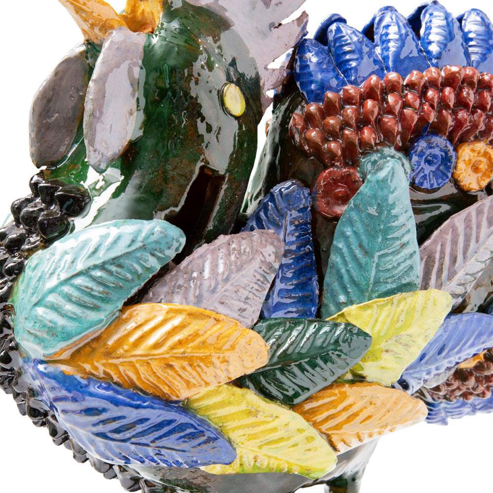 Gallo Colorido Rooster Decorative Sculpture