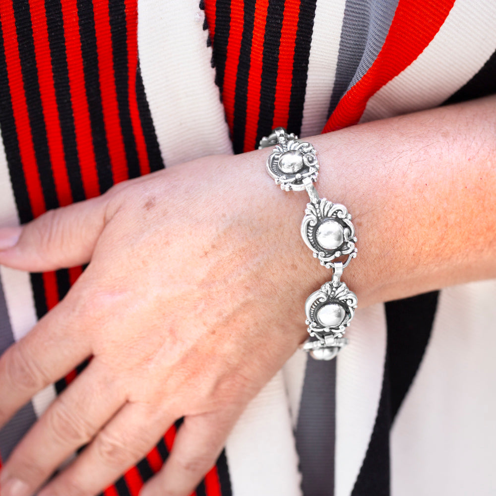 Sterling Silver Belleza Set (Necklace, Bracelet, & Earrings)