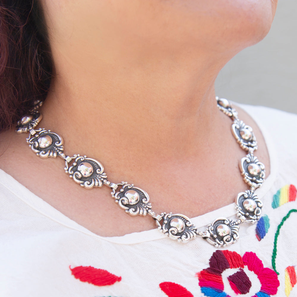 Sterling Silver Belleza Set (Necklace, Bracelet, & Earrings)