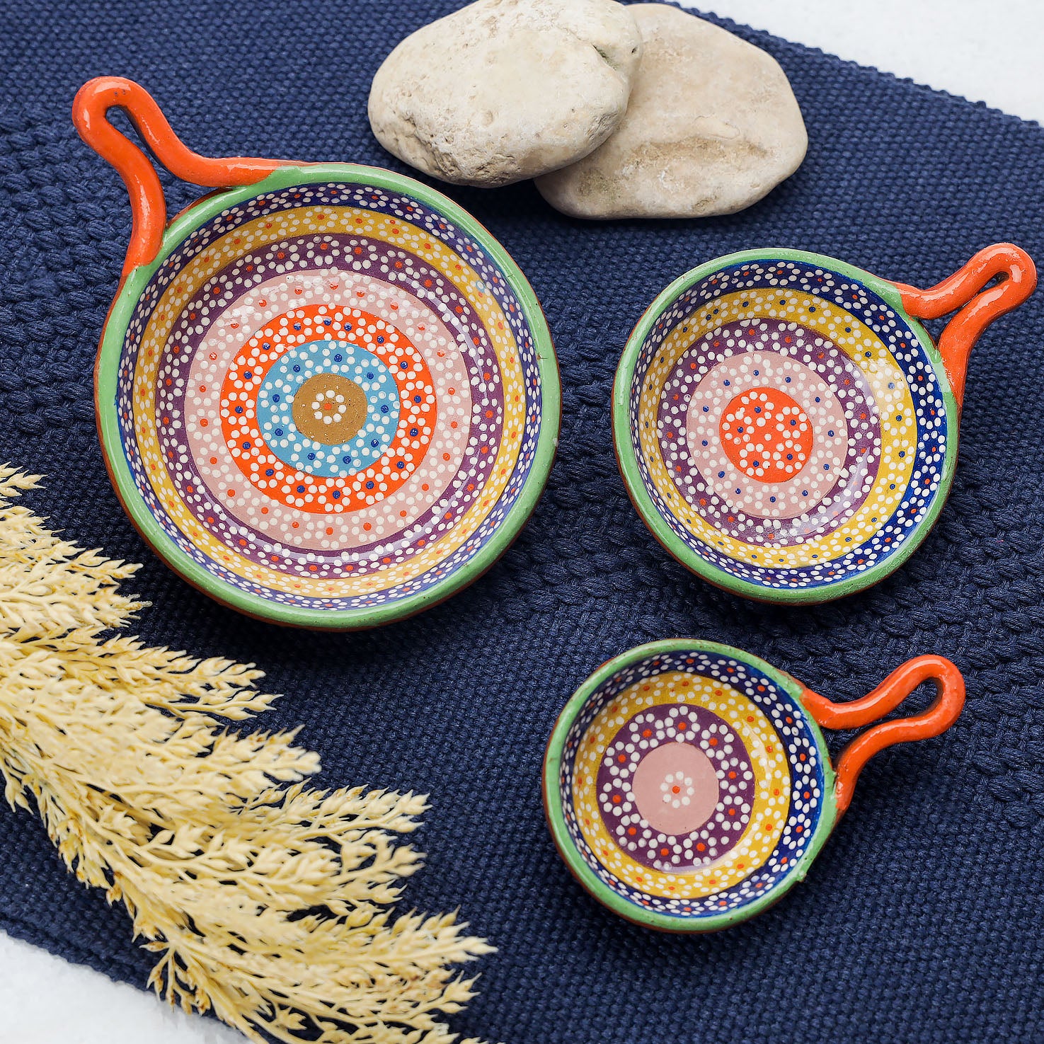 Comalitos, Set of 3 Decorative Dishes