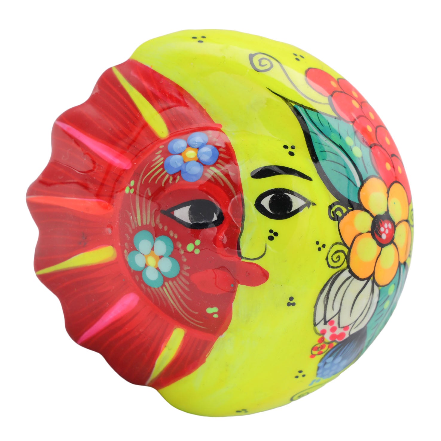 Hand-Painted Xalitla Clay Trinket/Jewelry Box