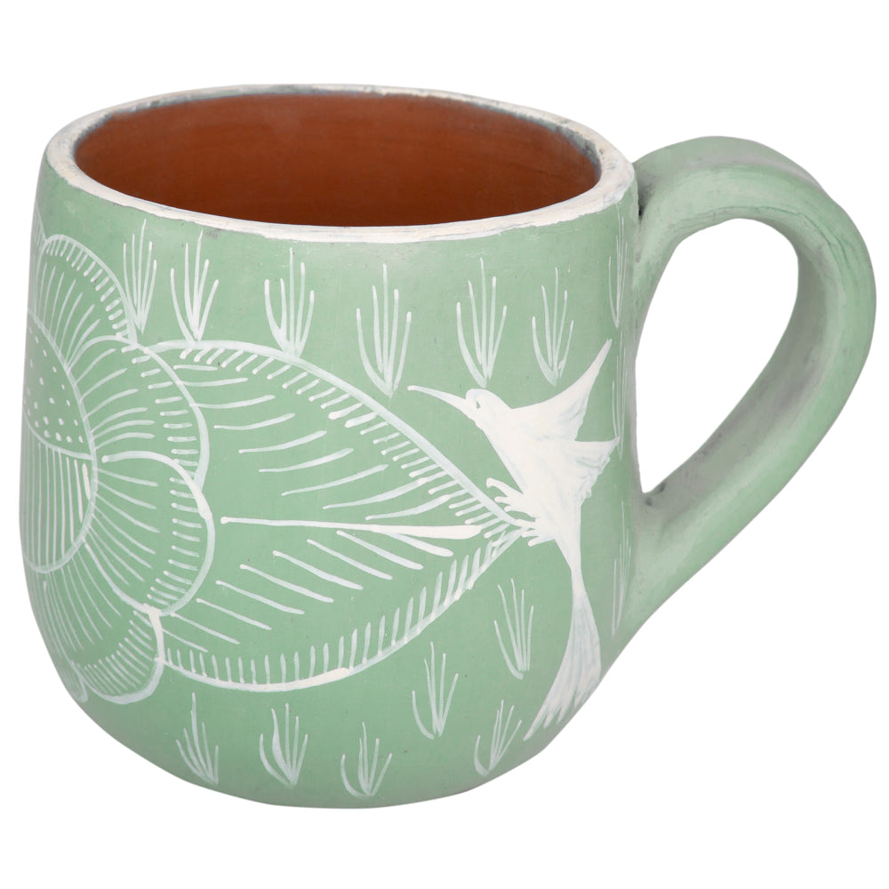 Huancito Hand-Painted Clay Mug