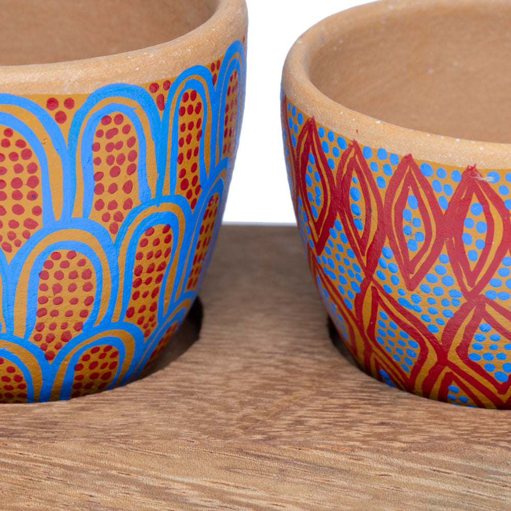 3 Piece Entertaining Serving Set with Parota Tray