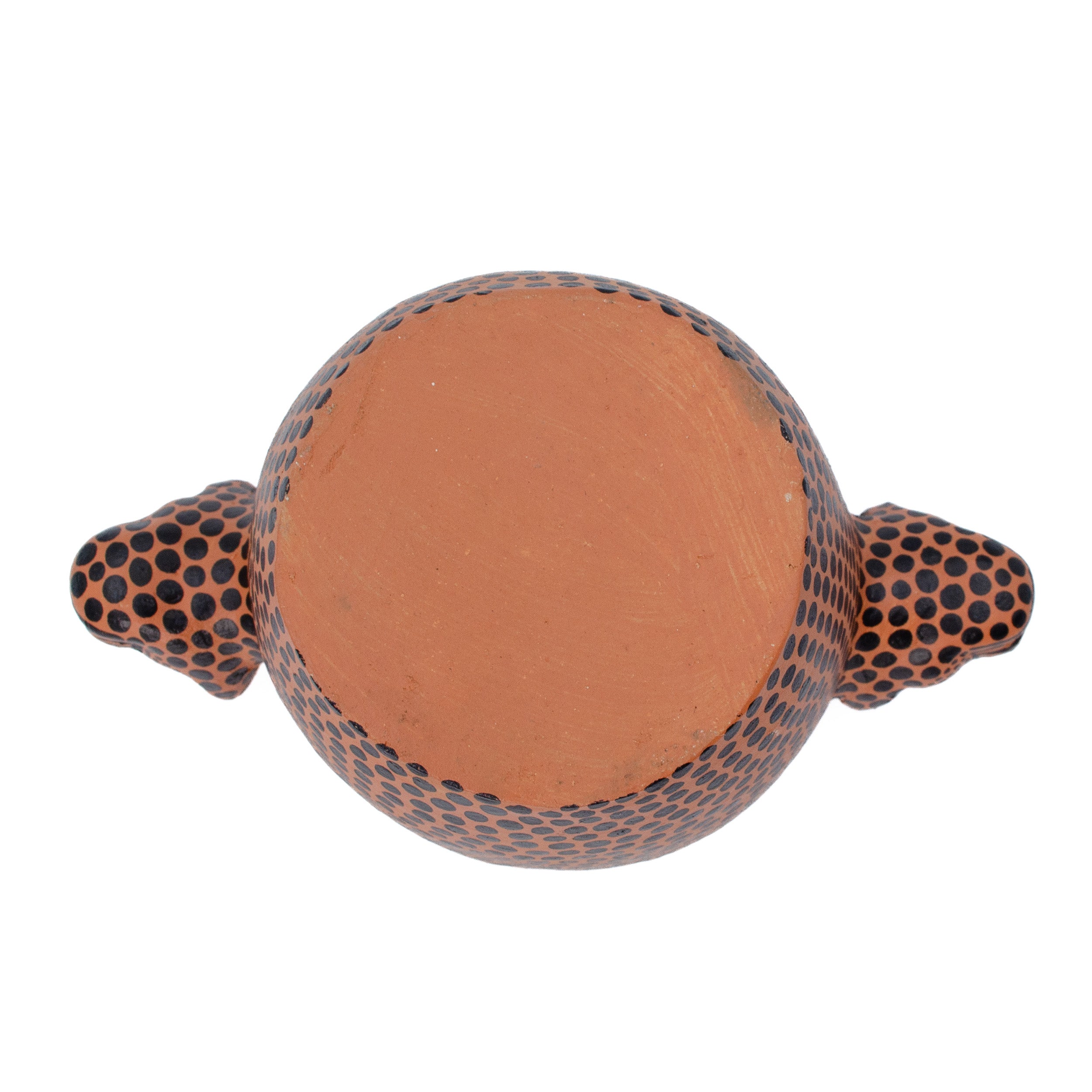 Jaguar Handcrafted Clay Salsa Bowl