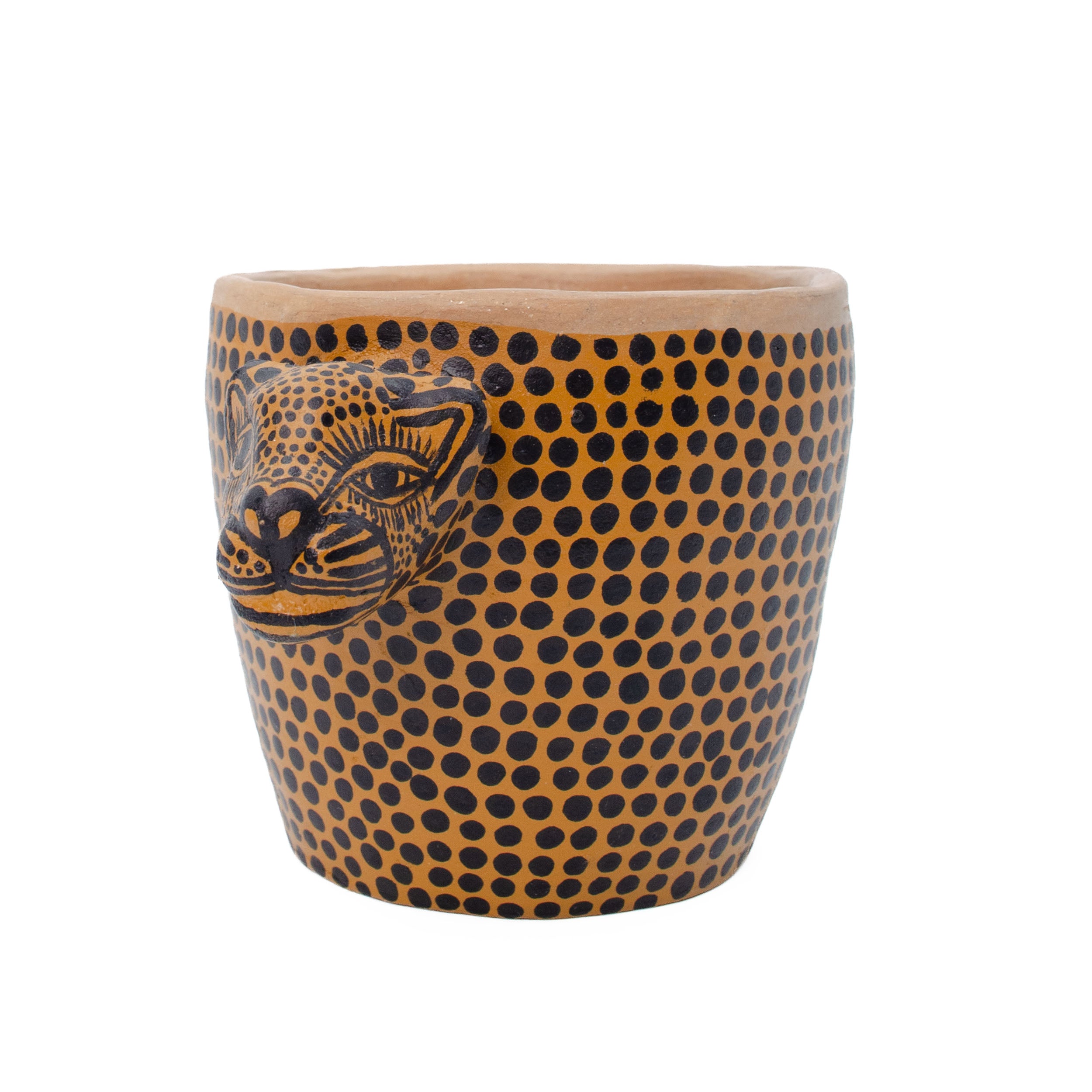 Jaguar Handcrafted Clay Salsa Bowl