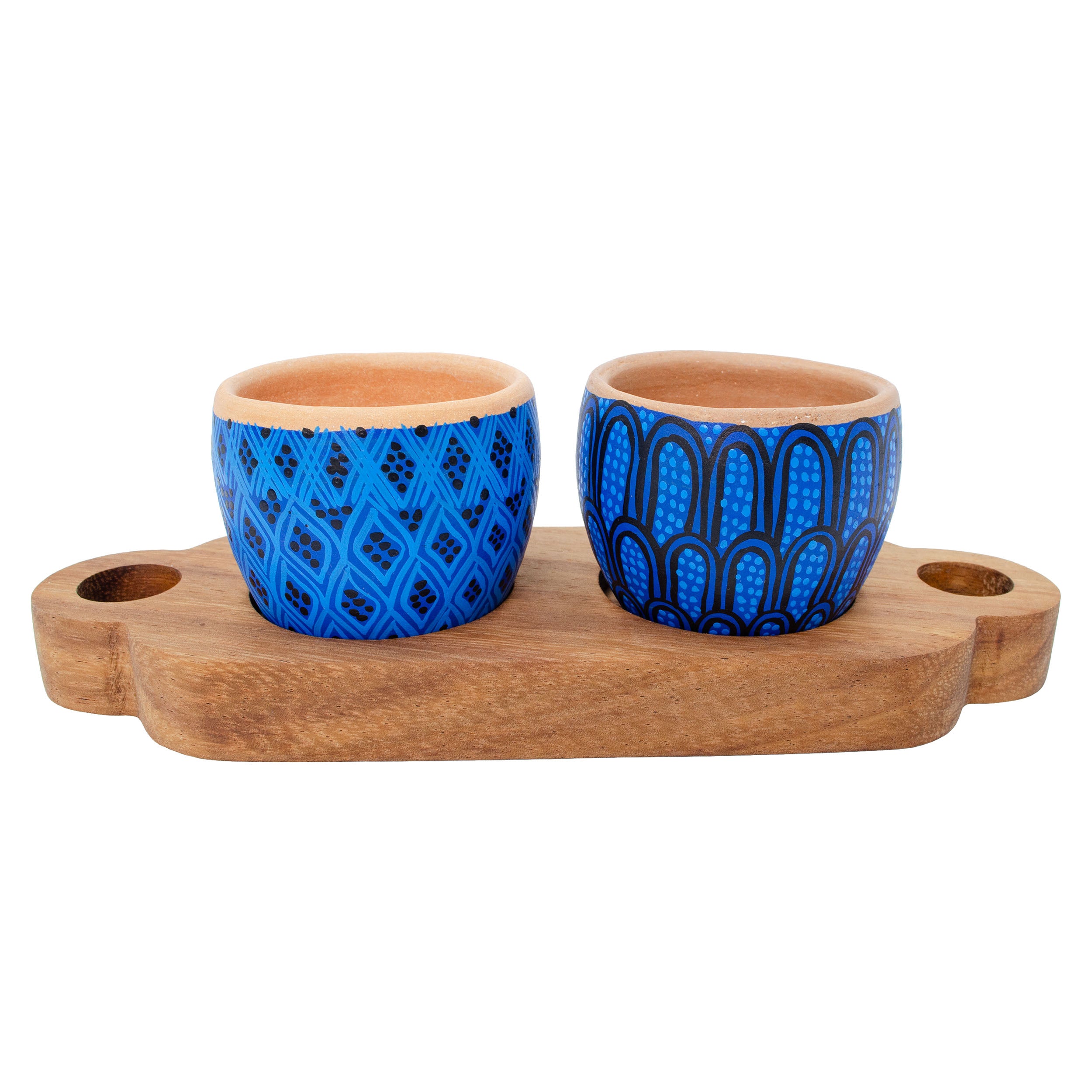 3 Piece Entertaining Serving Set with Parota Tray