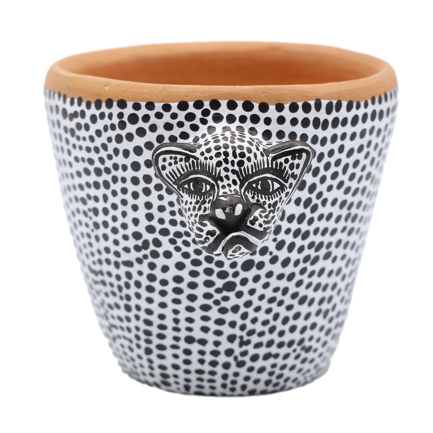 Jaguar Handcrafted Clay Salsa Bowl