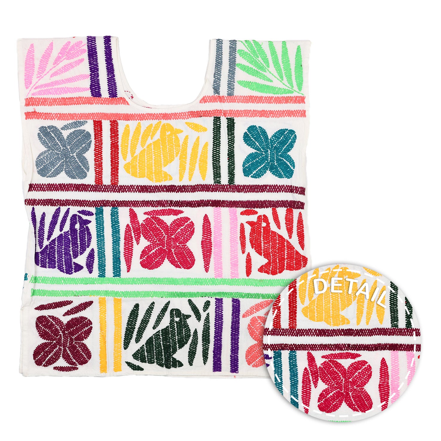 Stitched Palmita Hand-Embroidered Blouse