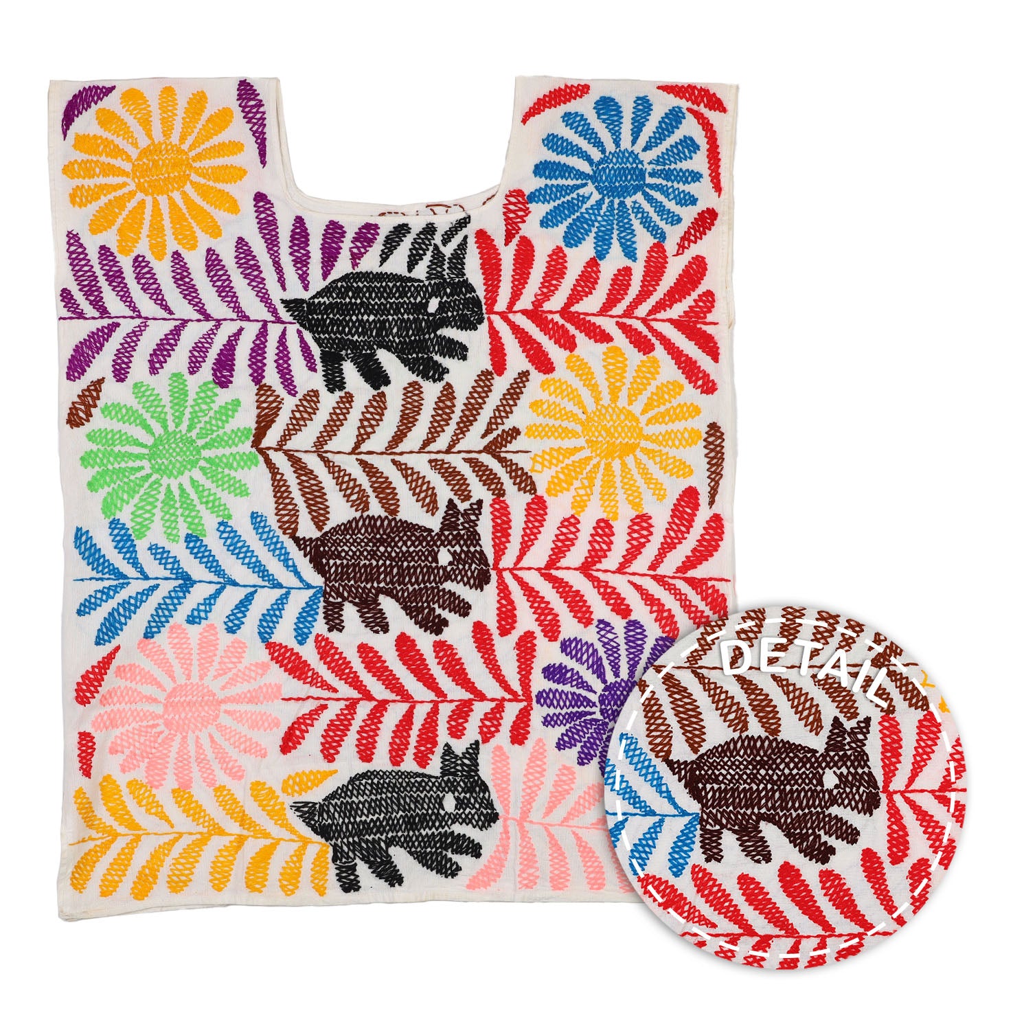 Stitched Palmita Hand-Embroidered Blouse