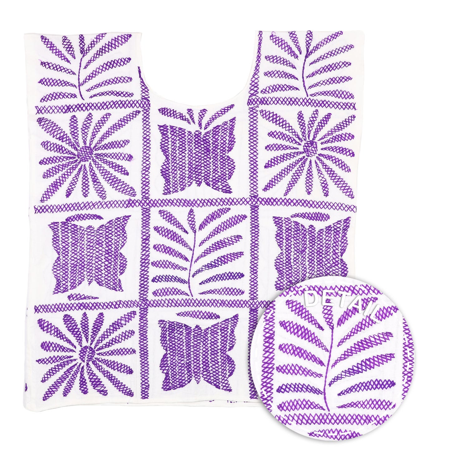 Stitched Palmita Hand-Embroidered Blouse