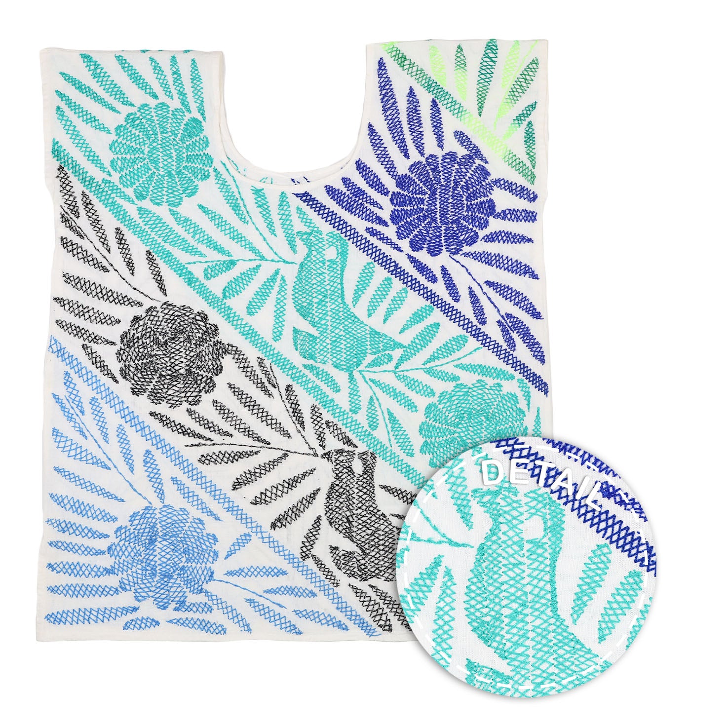 Stitched Palmita Hand-Embroidered Blouse