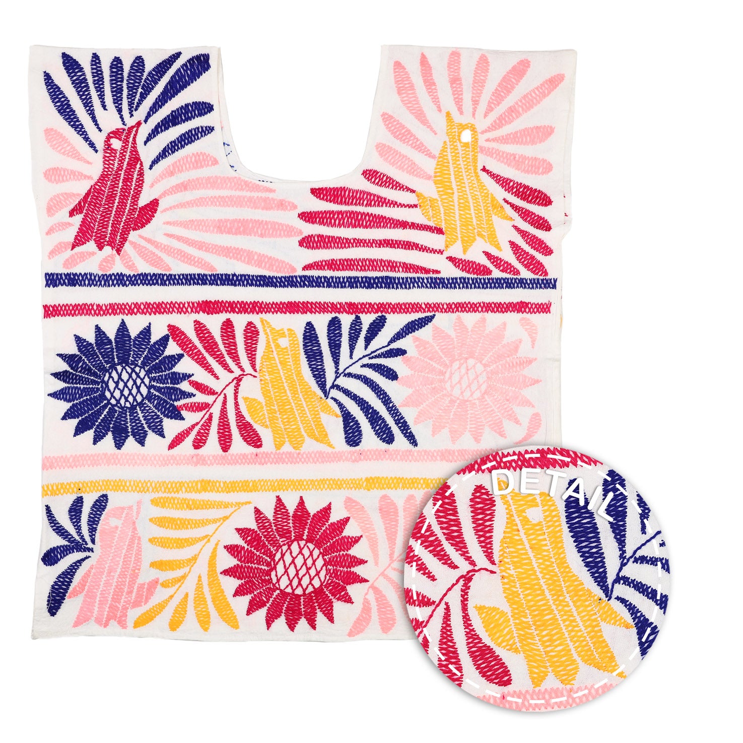 Stitched Palmita Hand-Embroidered Blouse