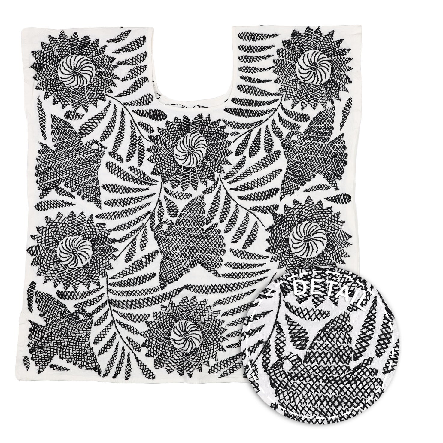 Stitched Palmita Hand-Embroidered Blouse