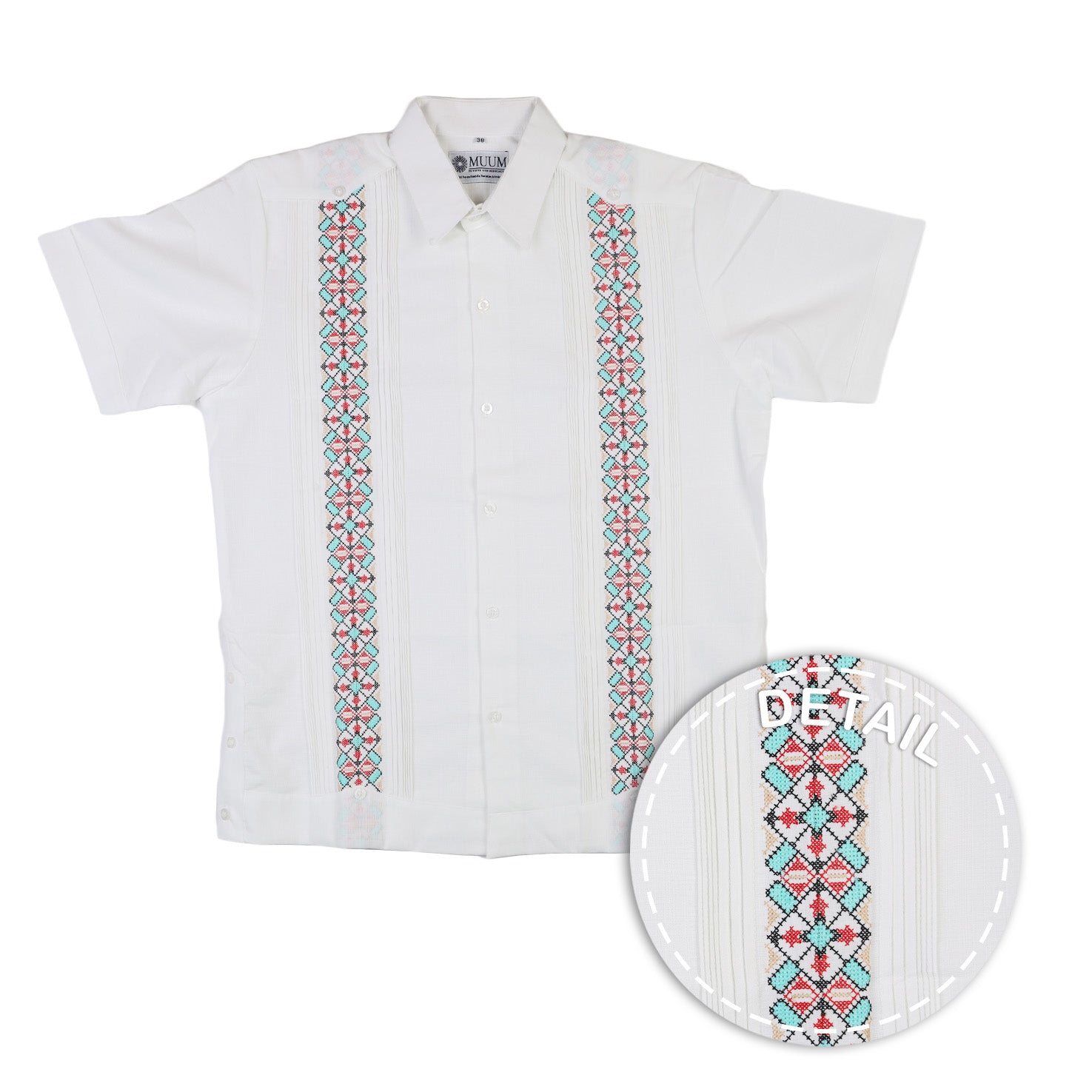 Alegría Embroidered Guayabera