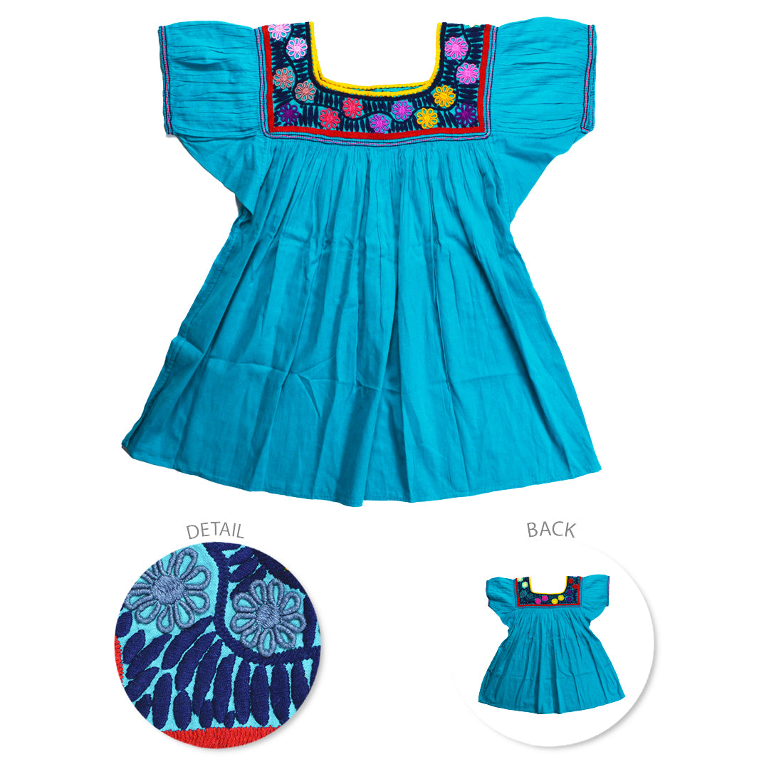 Carranza Short Sleeve Embroidered Blouse