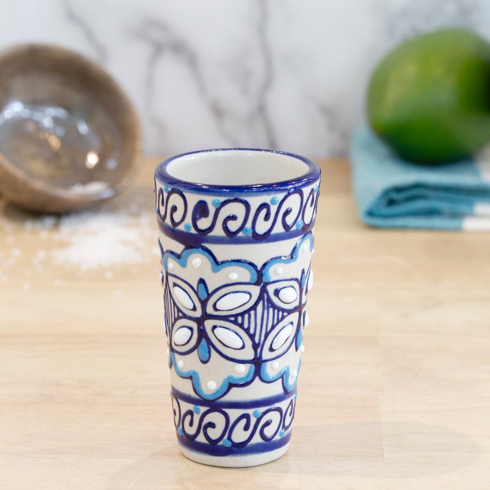 Coyoacán Ceramic Shot Glass | Lolo Mexican Mercadito