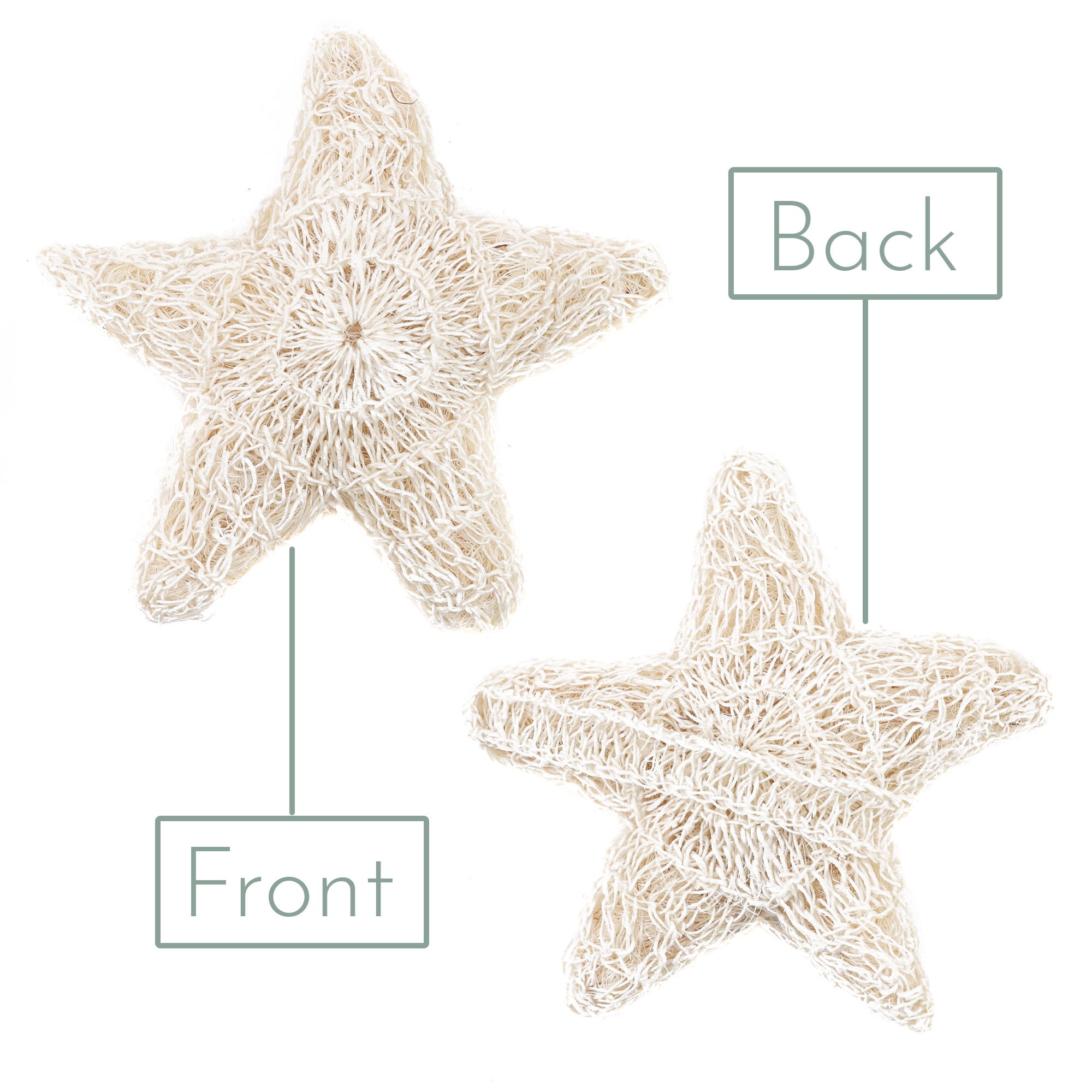 Ichtli- Ixtle Vegetable Fiber Body Sponge