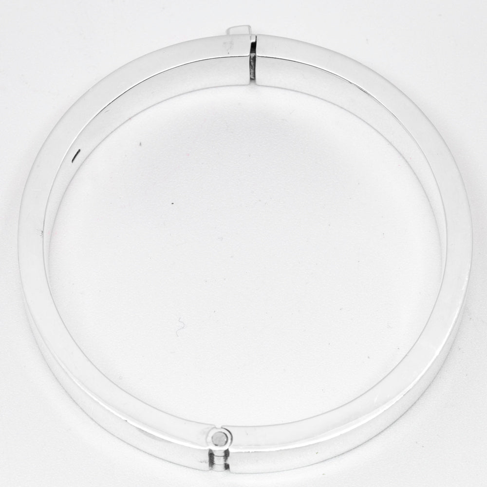 Sterling Silver Clásico Round Bangle