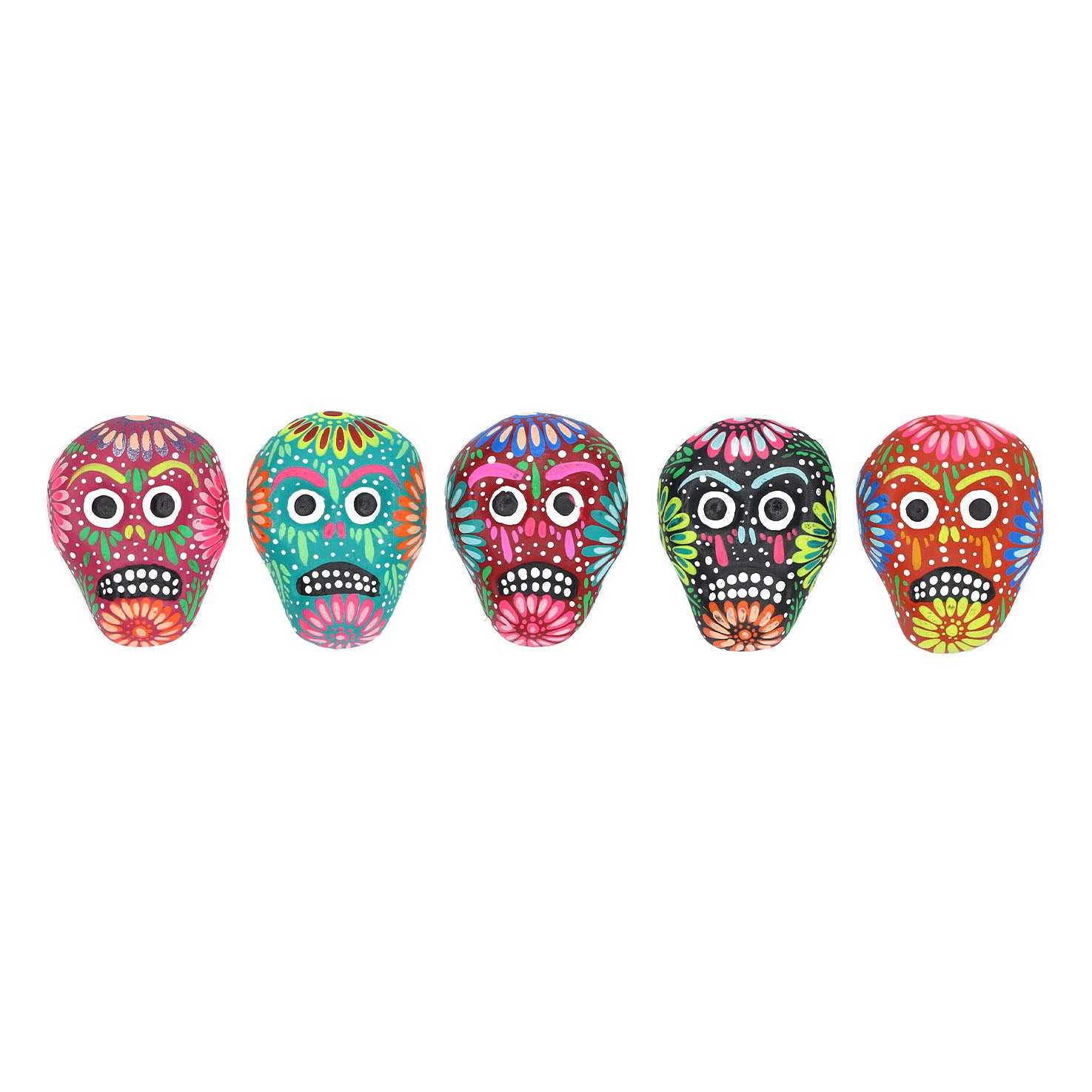 Day of the Dead Clay Calavera Fridge Magnet