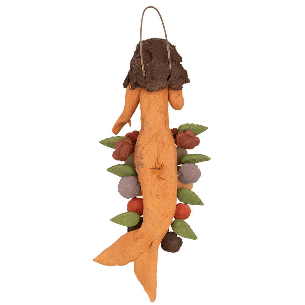 Sirena de Barro Pigmentado Clay Wall Art