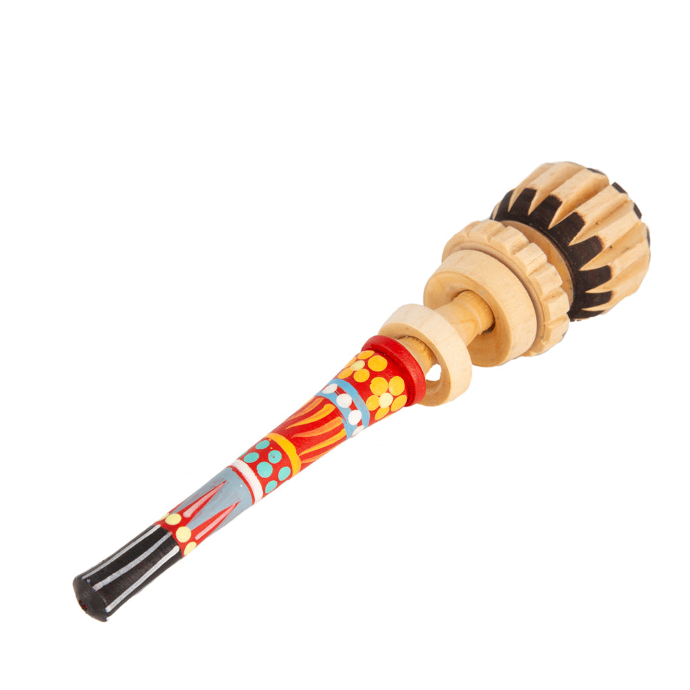 Colorful Hand-Painted Mug Size Molinillo