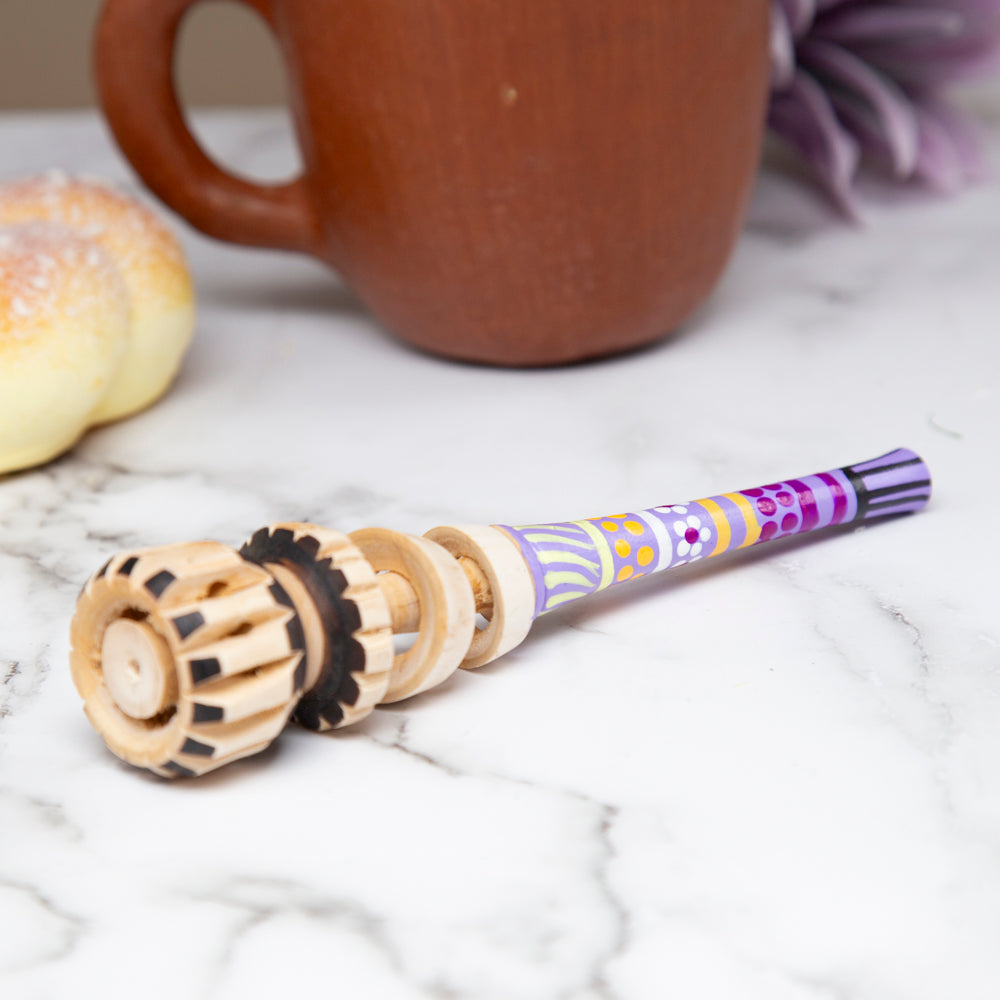 Colorful Hand-Painted Mug Size Molinillo