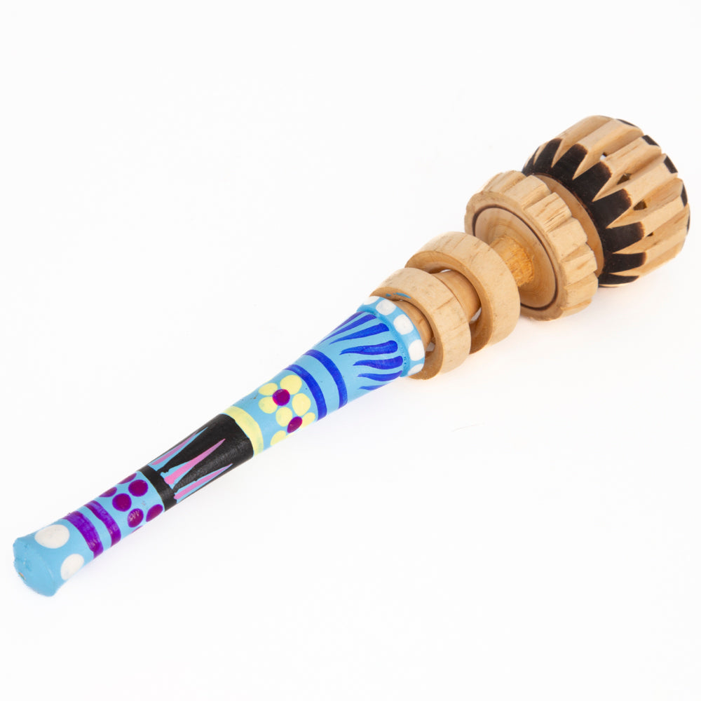 Colorful Hand-Painted Mug Size Molinillo