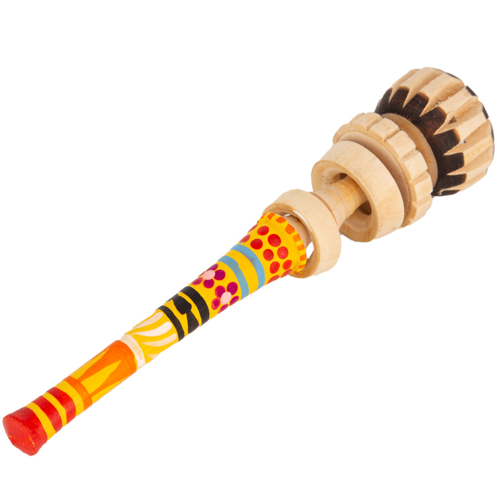 Colorful Hand-Painted Mug Size Molinillo