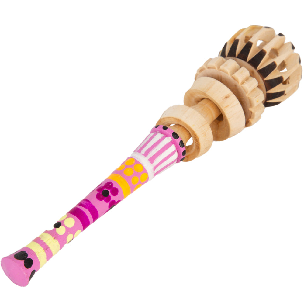 Colorful Hand-Painted Mug Size Molinillo