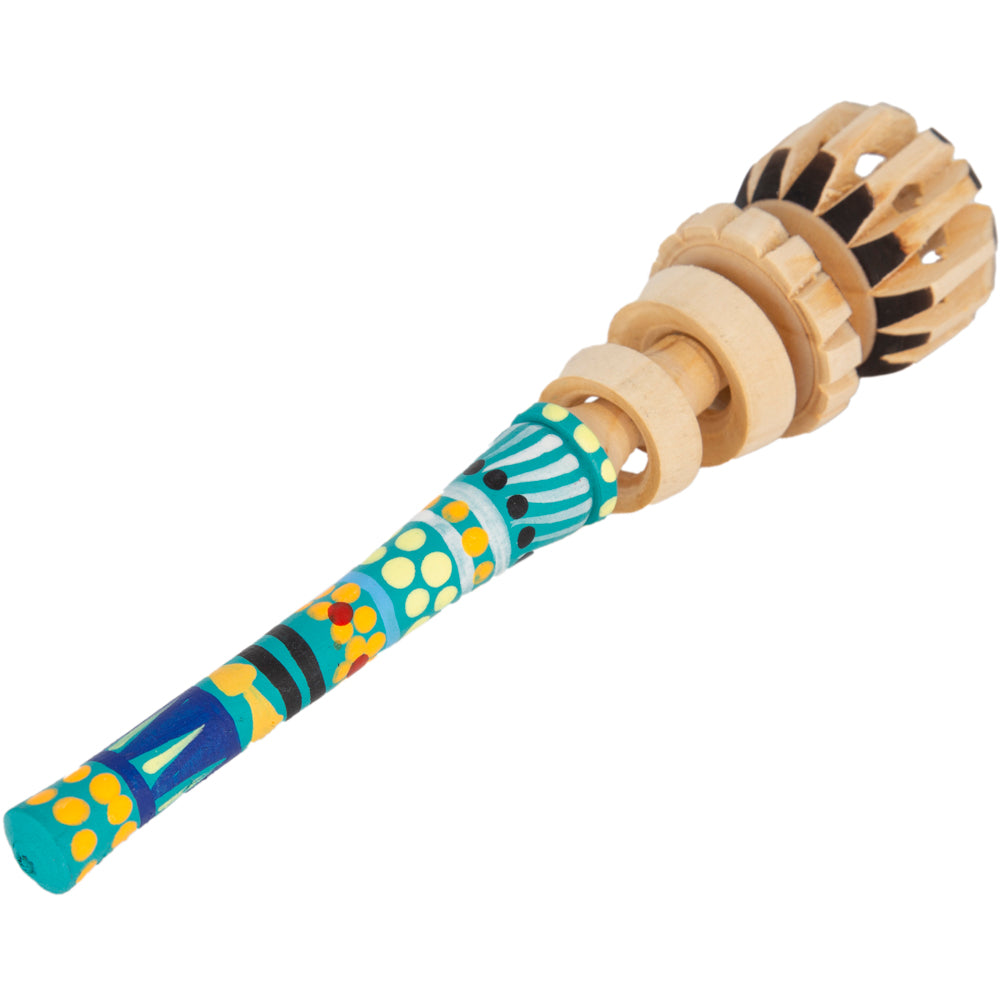 Colorful Hand-Painted Mug Size Molinillo