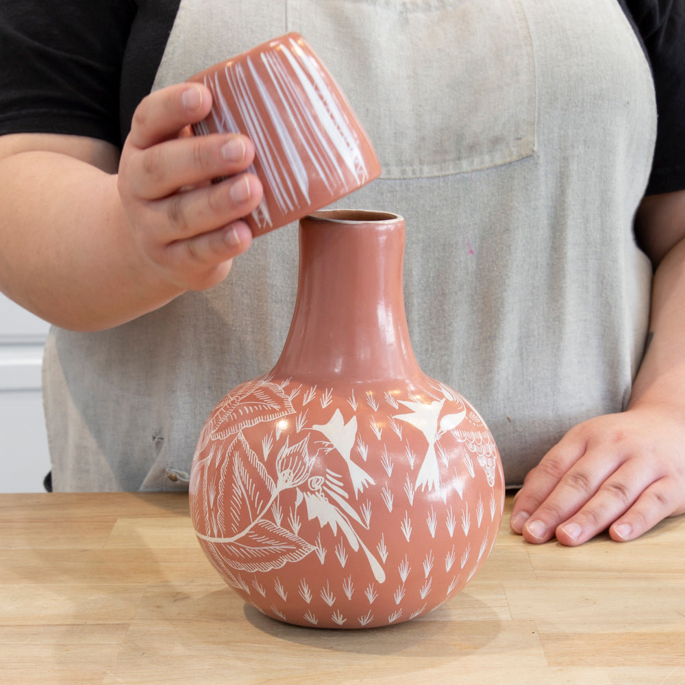 Huancito Small Decanter & Cup Set