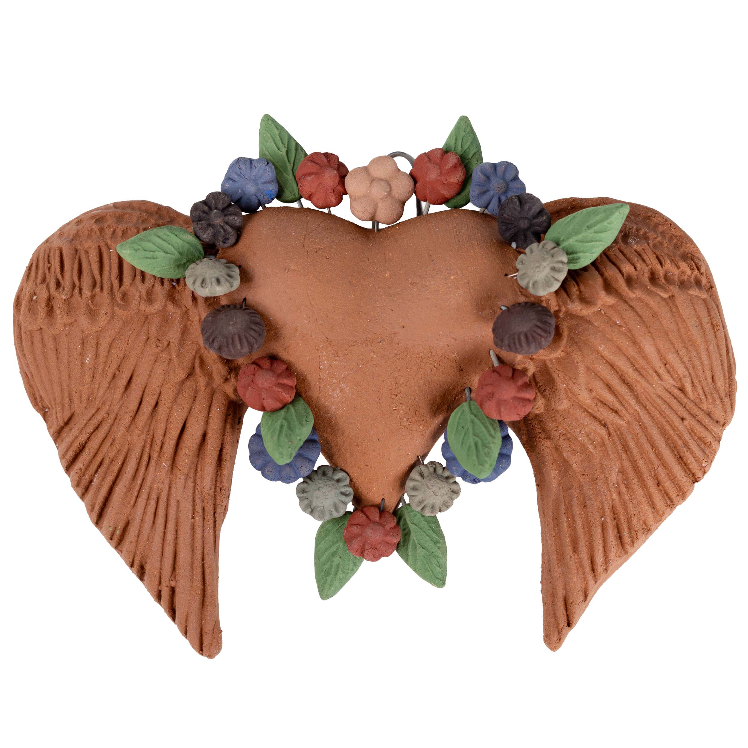 Angel Heart de Barro Pigmentado Clay Wall Art