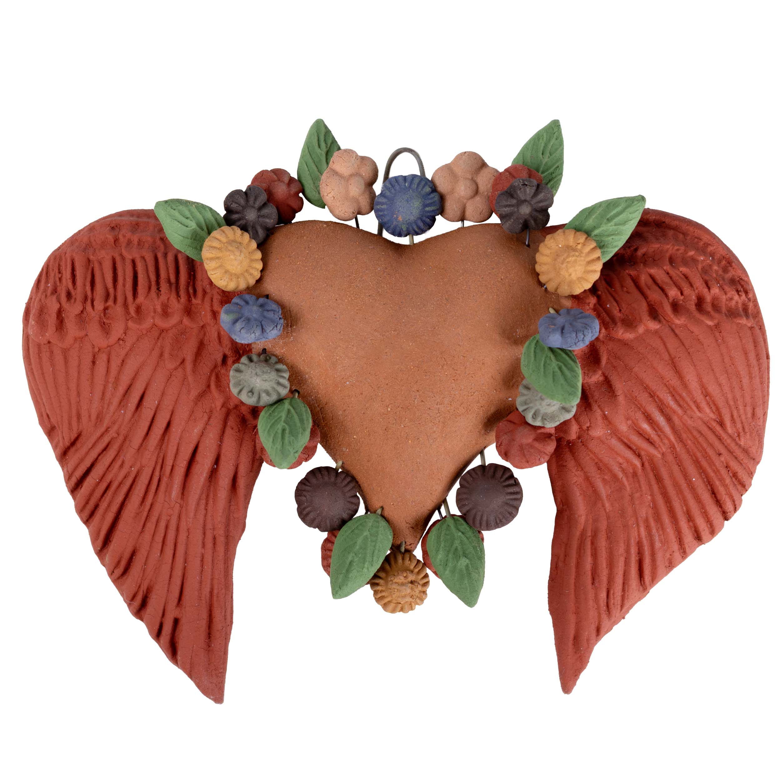 Angel Heart de Barro Pigmentado Clay Wall Art