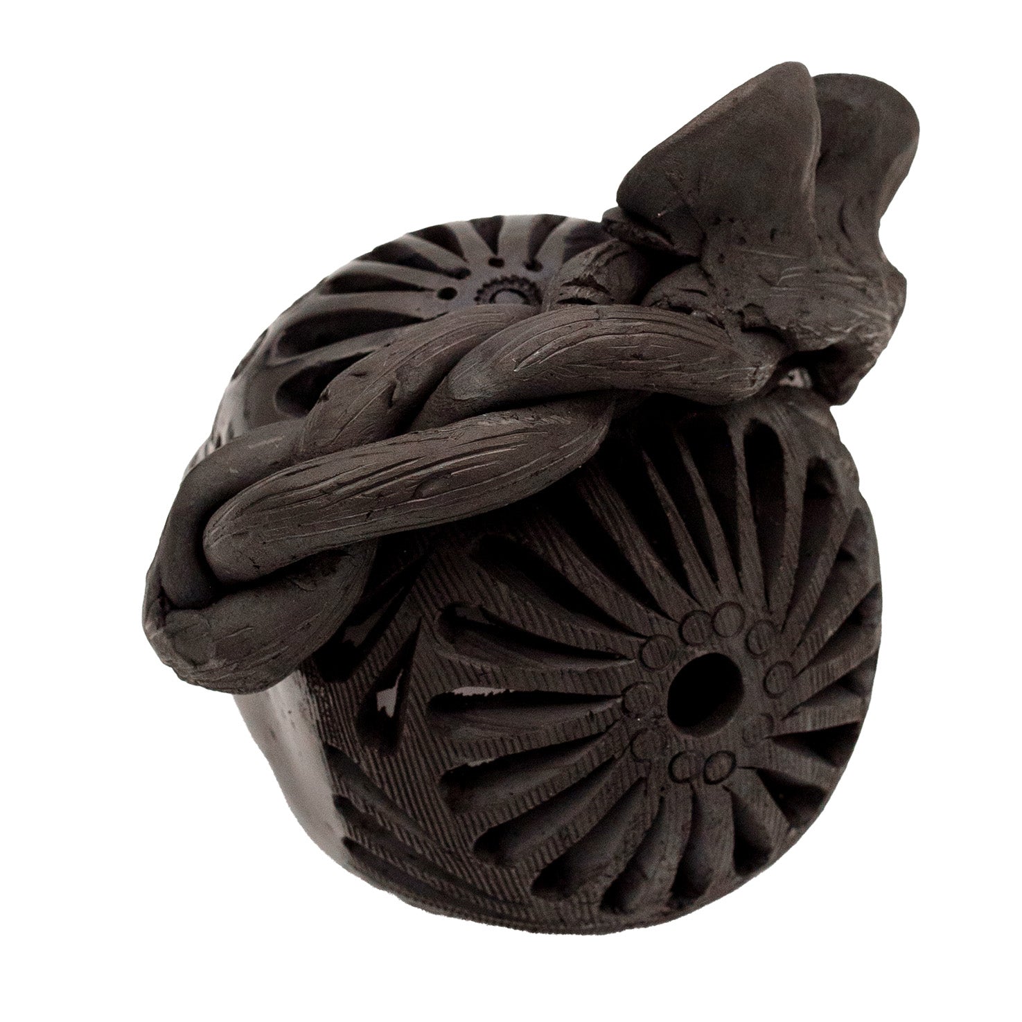 Barro Negro Frida Carved Sugar Skull