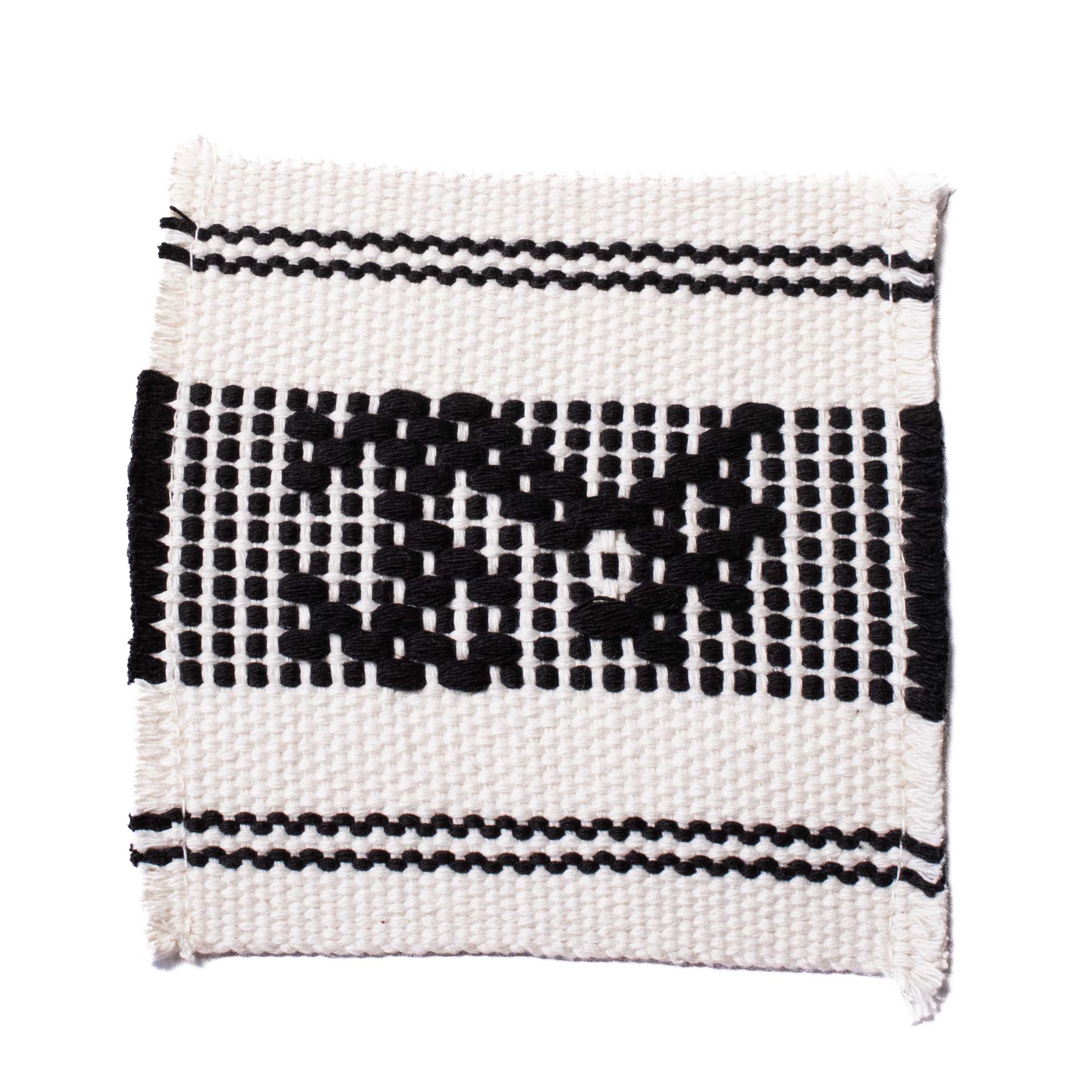 Subtle Fray Telar Woven Coasters