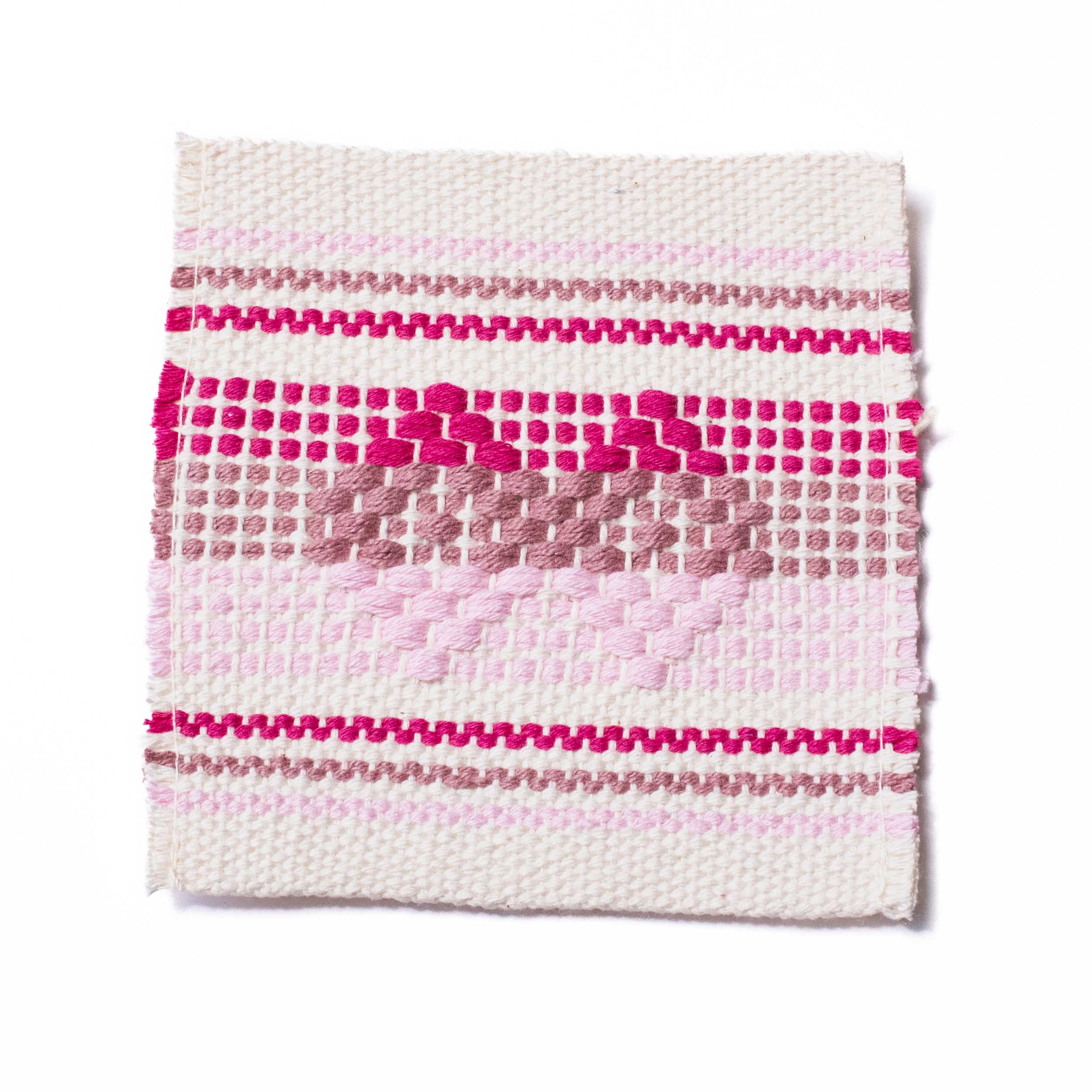 Subtle Fray Telar Woven Coasters