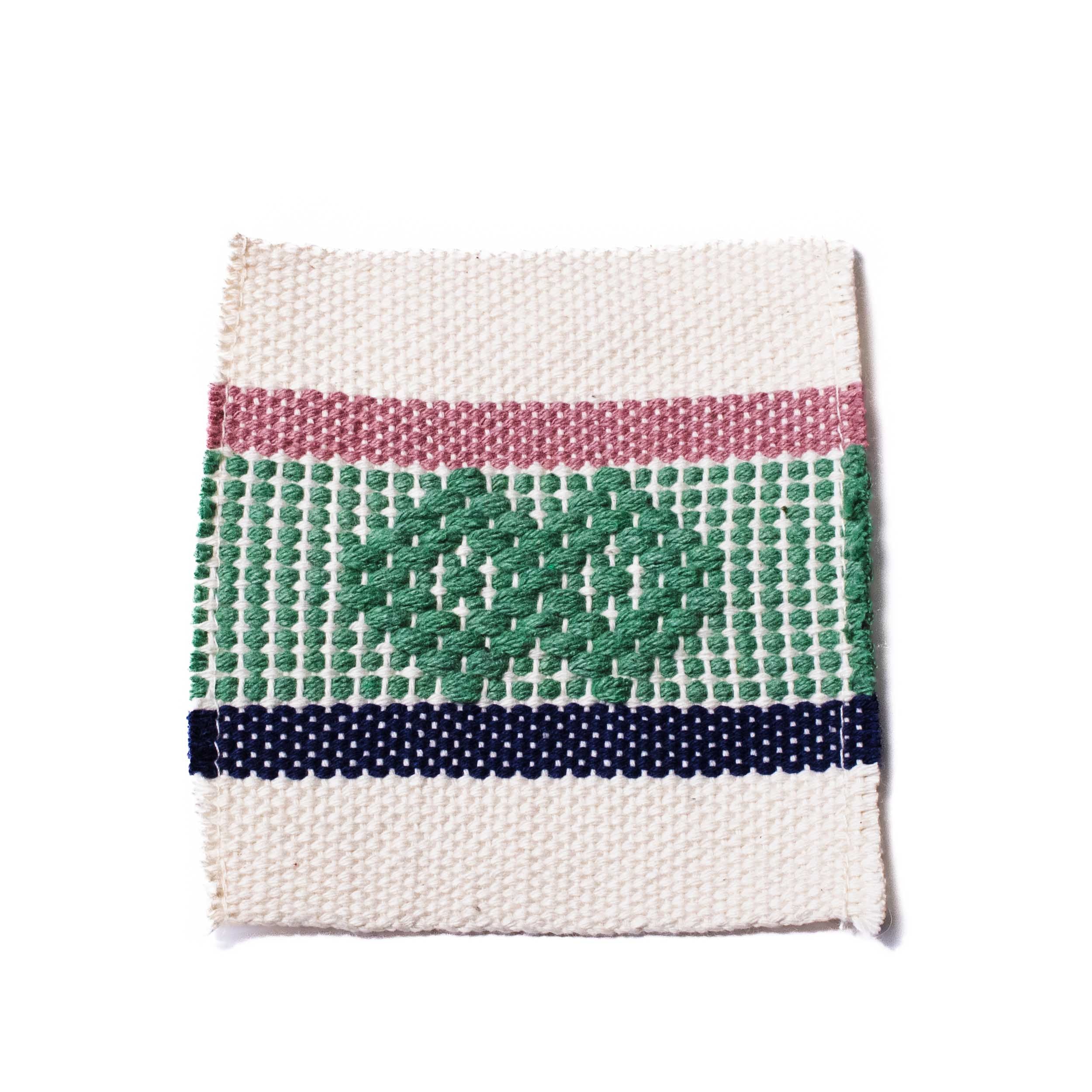 Subtle Fray Telar Woven Coasters