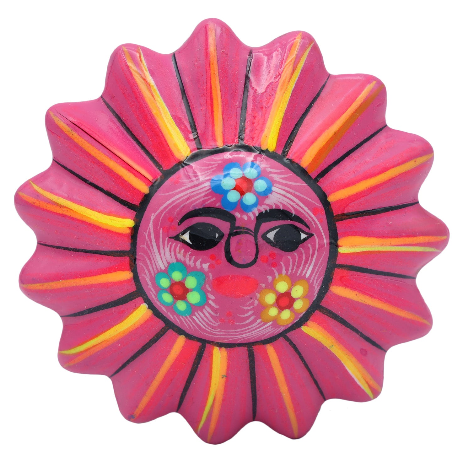 Hand-Painted Xalitla Clay Trinket/Jewelry Box