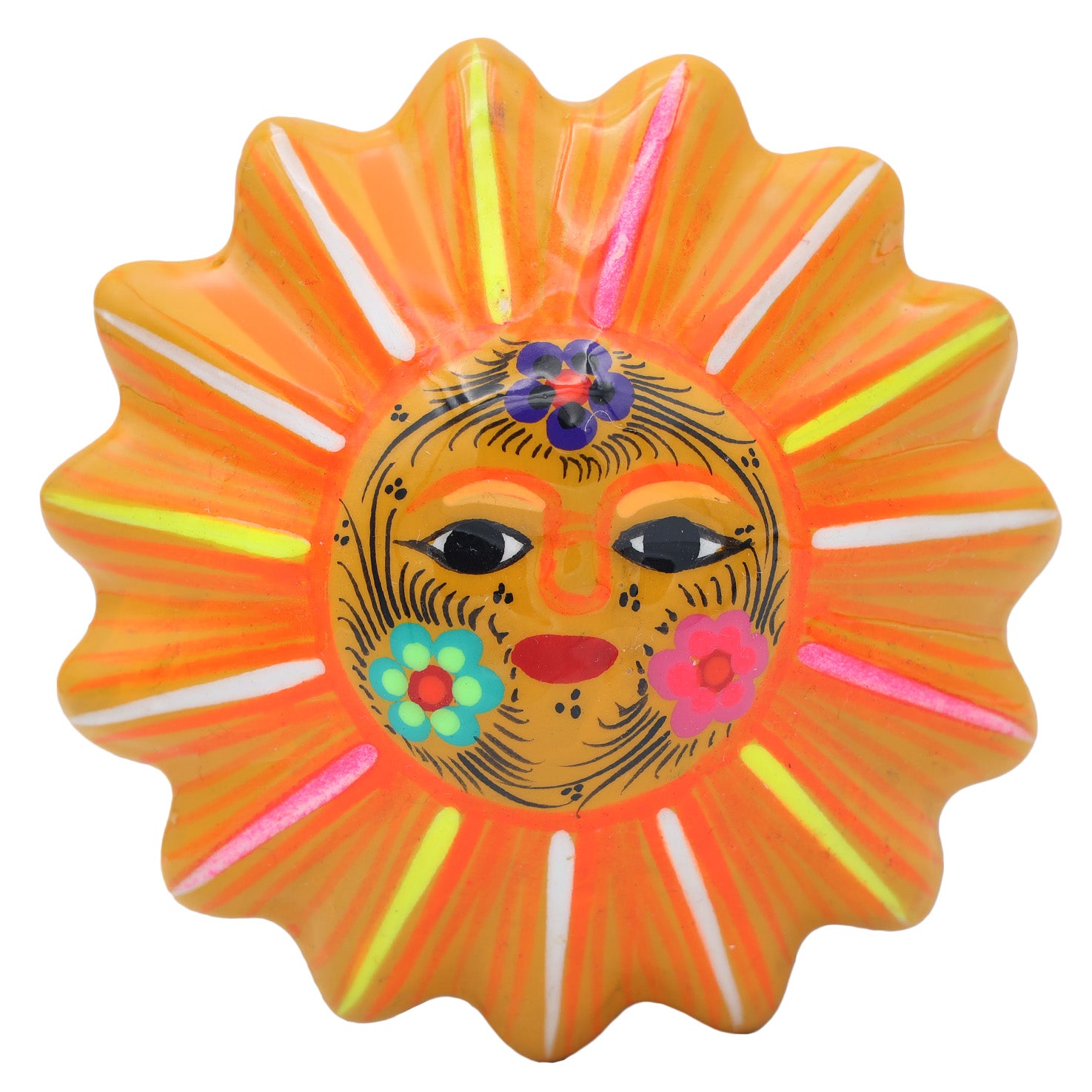 Hand-Painted Xalitla Clay Trinket/Jewelry Box
