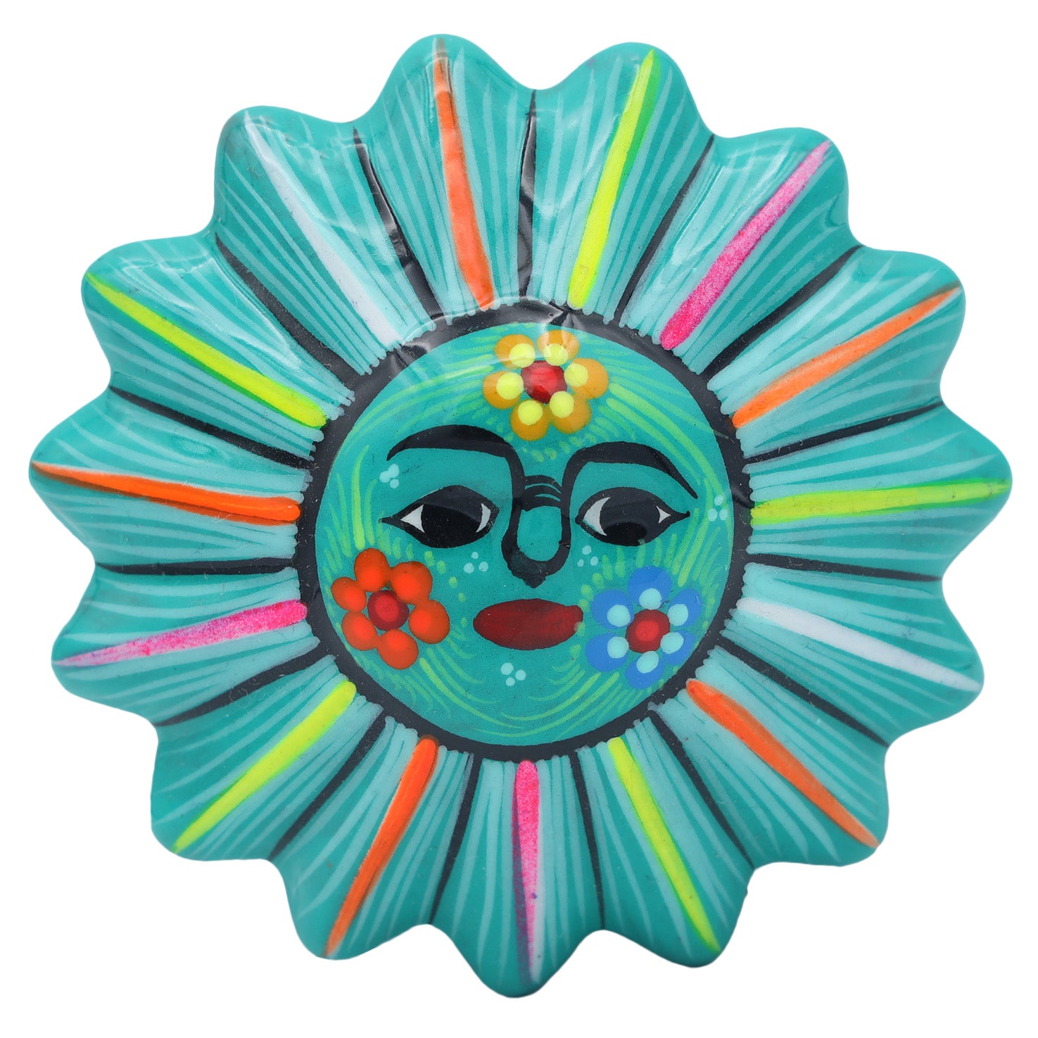 Hand-Painted Xalitla Clay Trinket/Jewelry Box