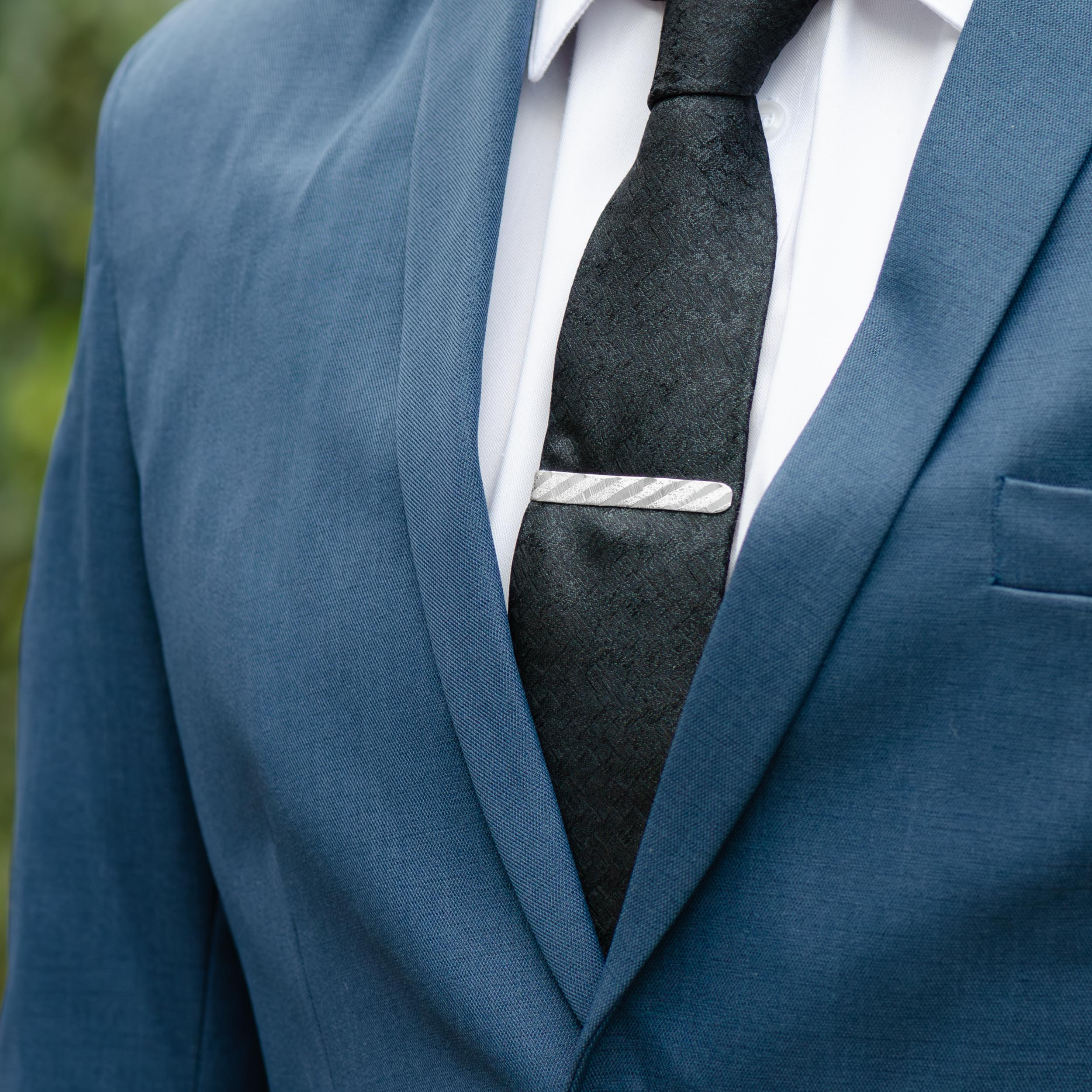 Sterling Silver Rayos Tie Clip