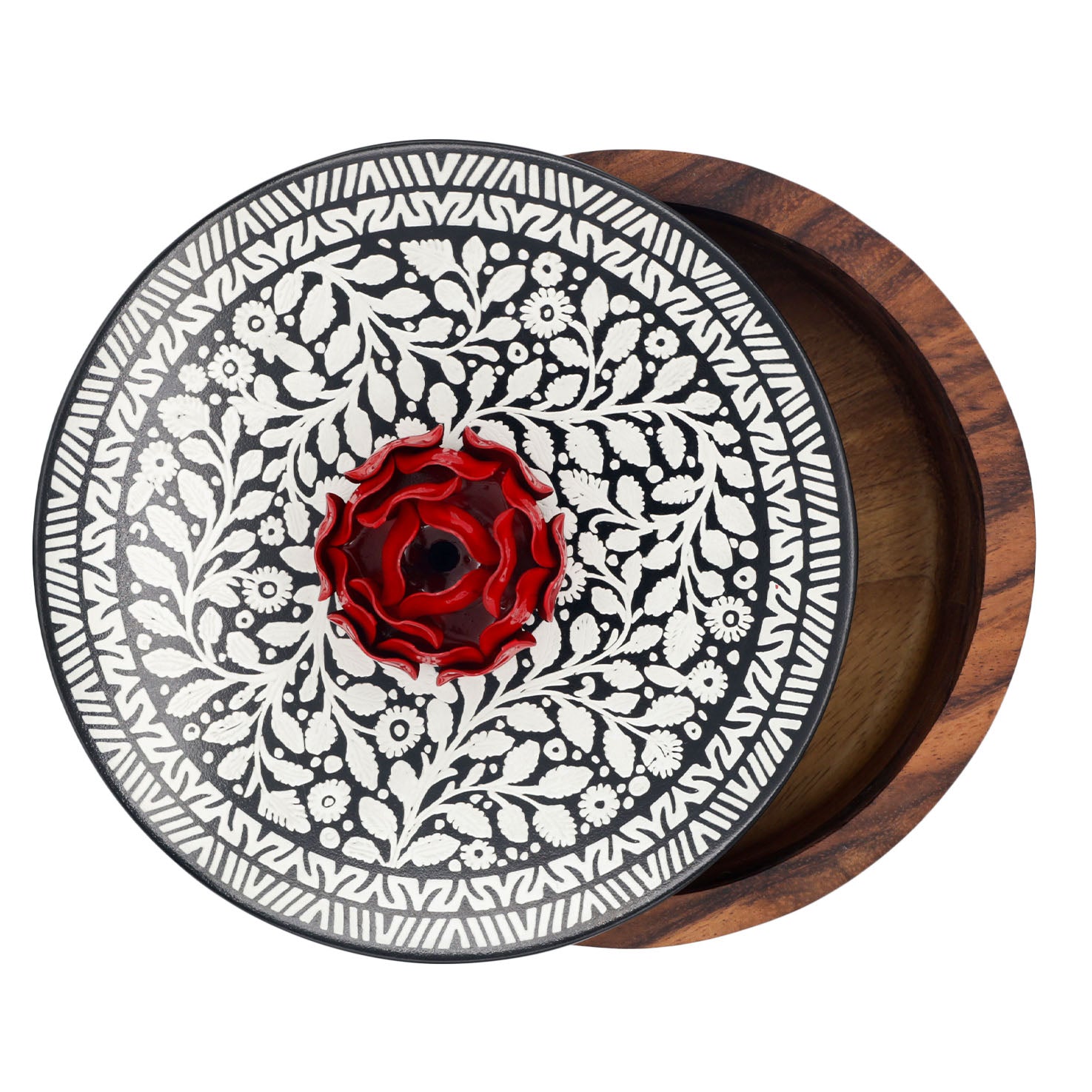 Tortillero Olinalá / Handmade Solid Wood Parota Basket