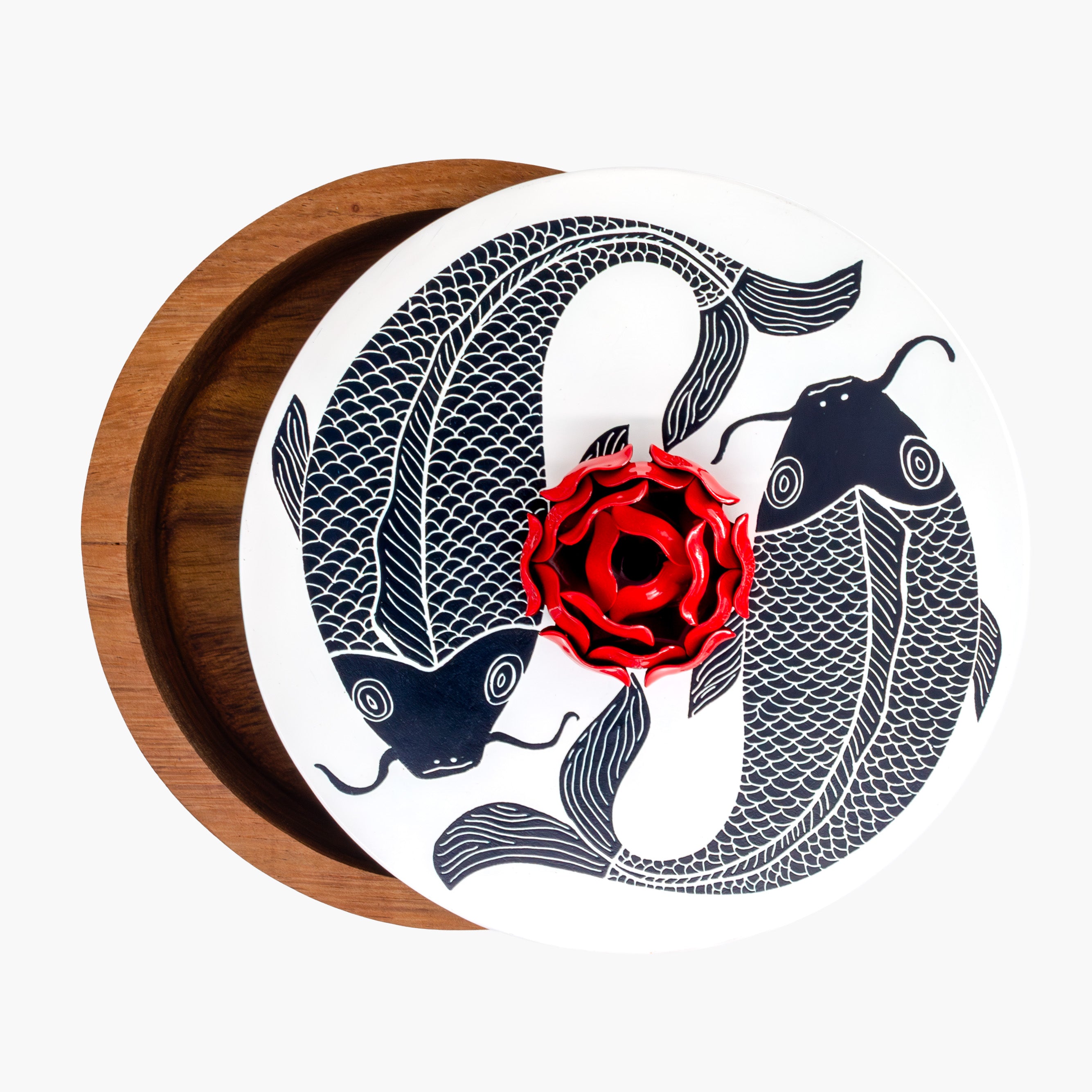 Tortillero Olinalá / Handmade Solid Wood Parota Basket