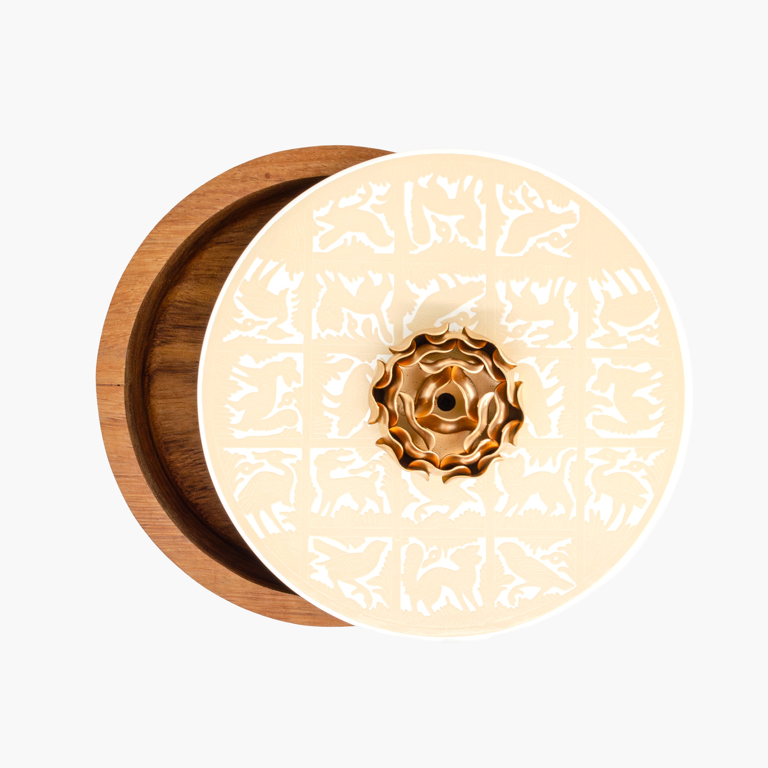 Tortillero Olinalá / Handmade Solid Wood Parota Basket