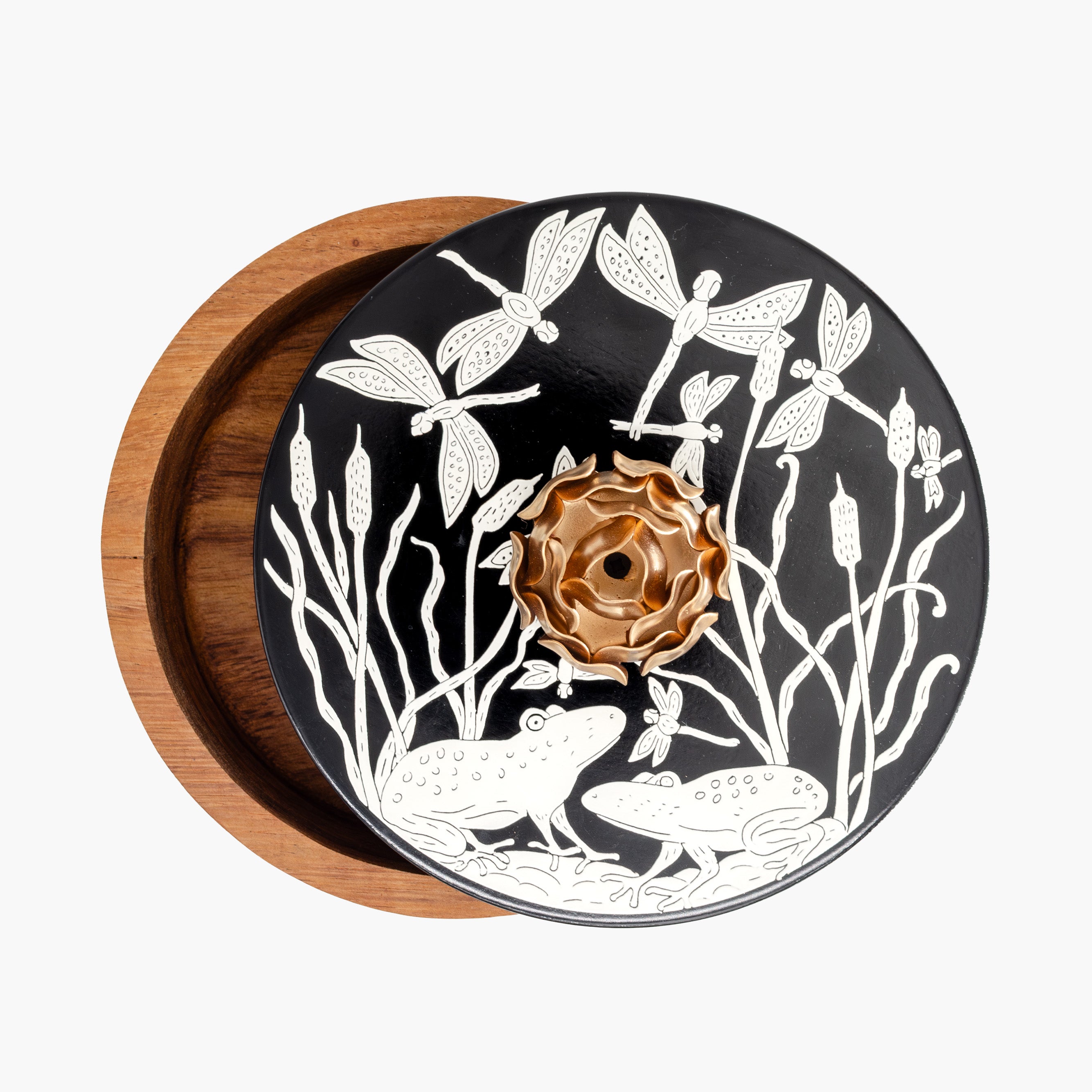 Tortillero Olinalá / Handmade Solid Wood Parota Basket